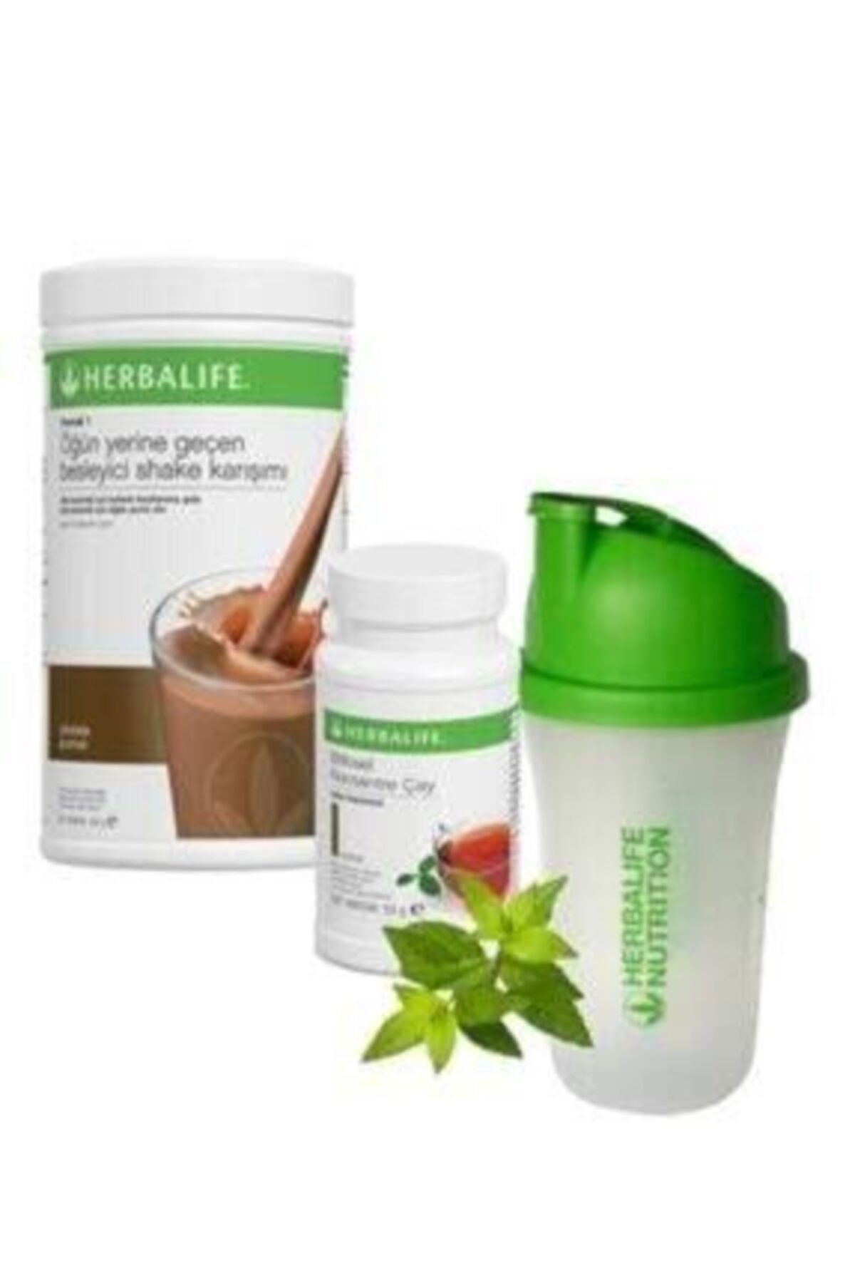 Herbalife Formül 1 Shake Çikolata 550 gr ,Klasik Çay Klasik 50 gr ve  Shaker