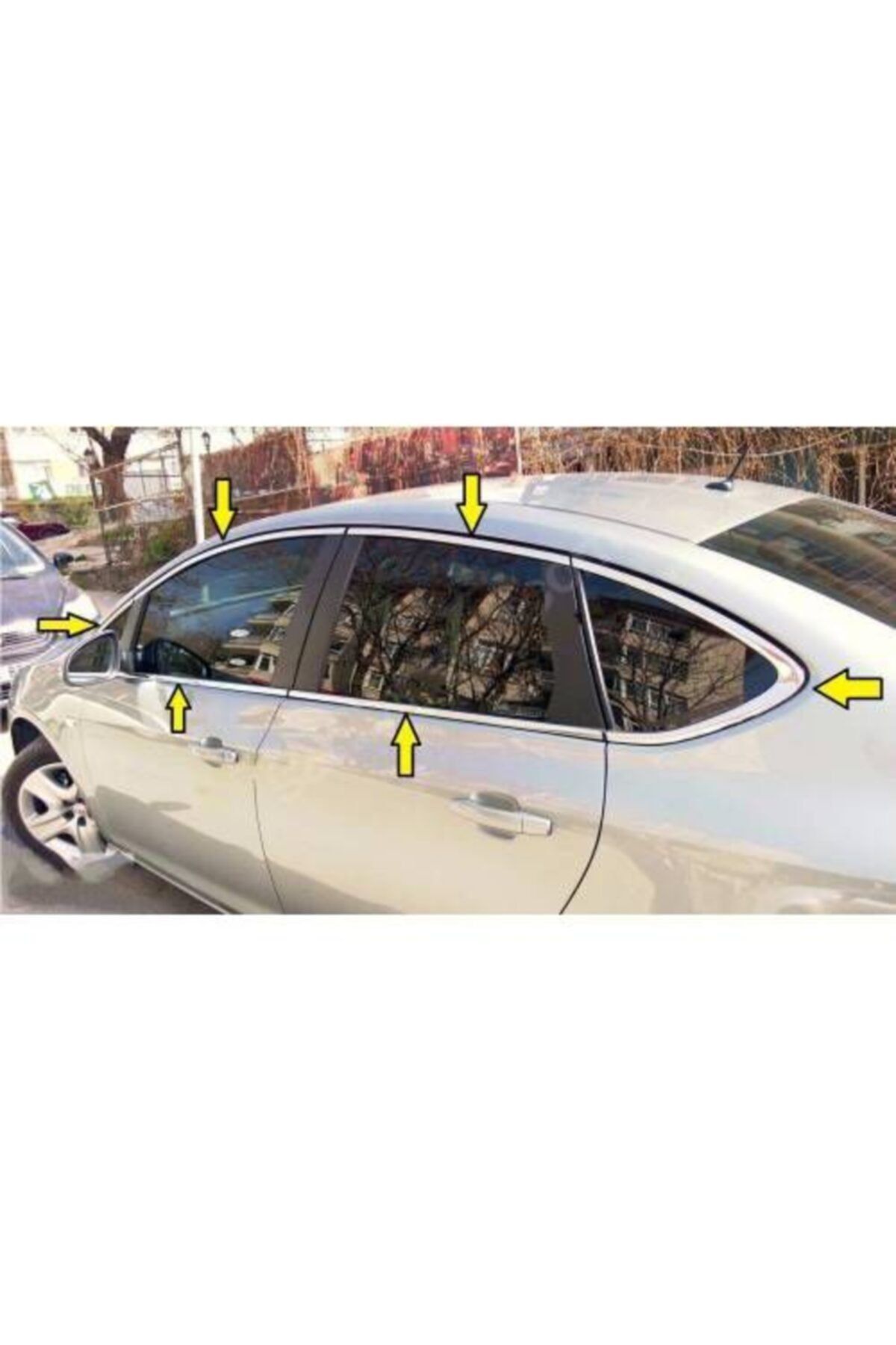 OTOTUNING53 Opel Astra J Krom Cam Çevre 2010 Sonrası 12 Parça