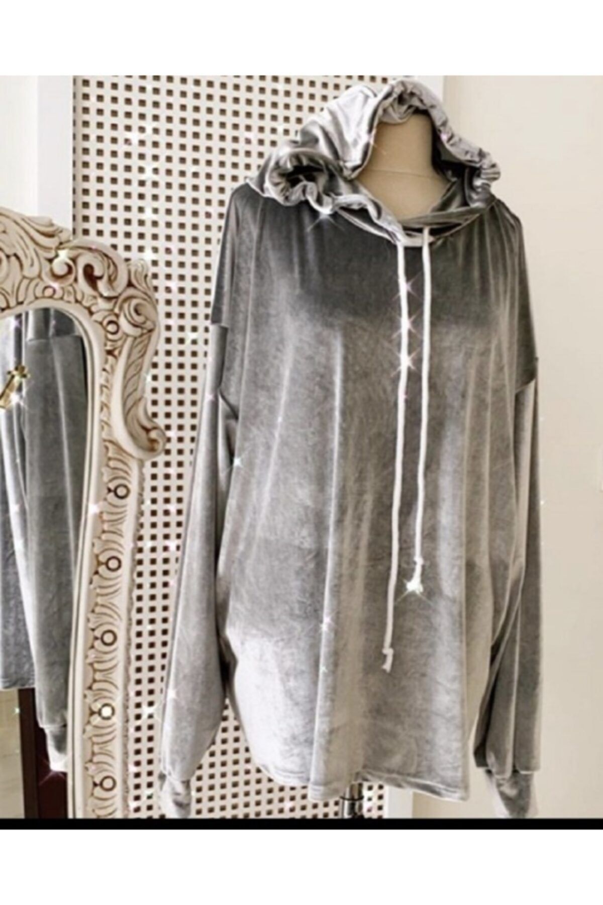 Butikniki Kadife Swetshrt