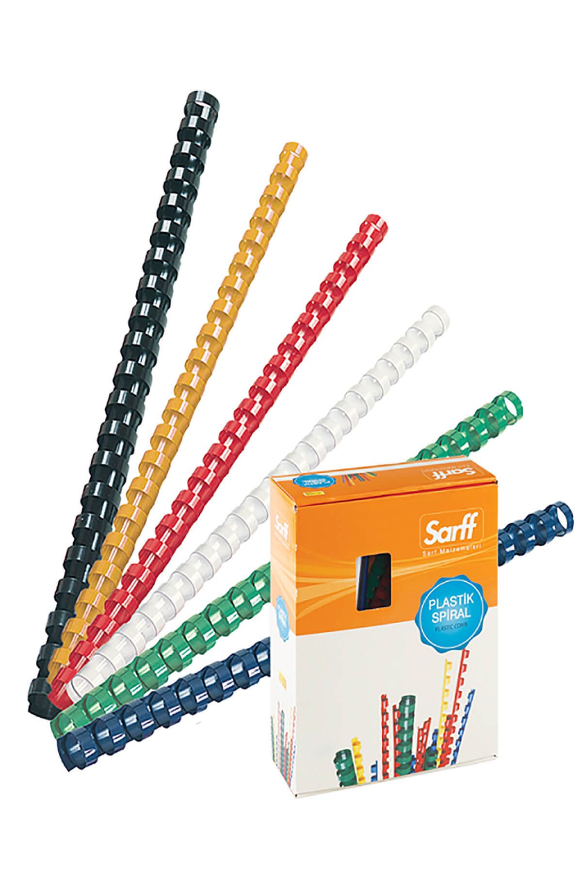 SARFF Bind Plastik Spiral 22mm Siyah