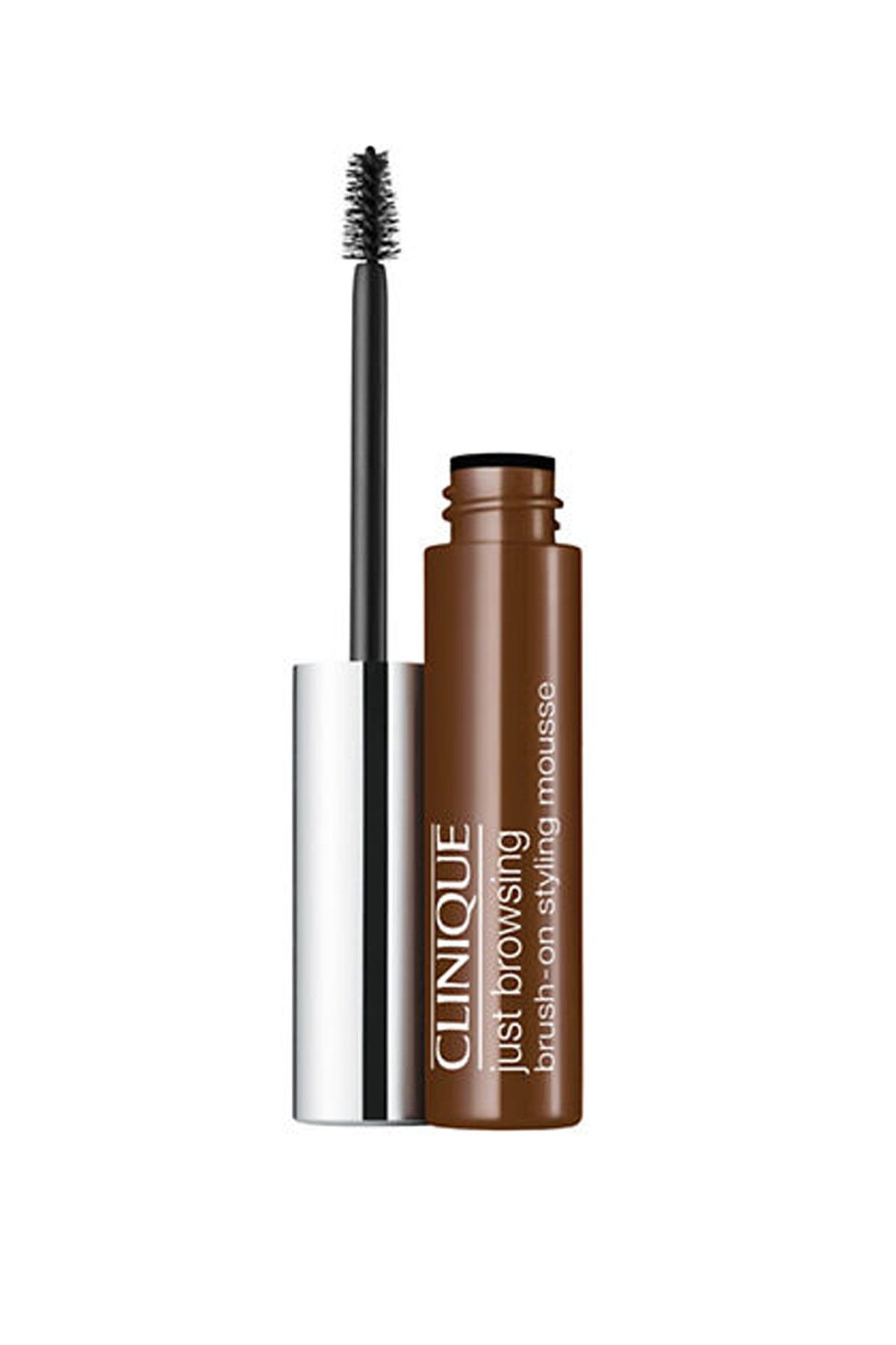 Clinique Koyu Kahverengi Kaş Maskarası - Just Browsing Brush On Styling Mousse 03 Deep Brown 020714755898
