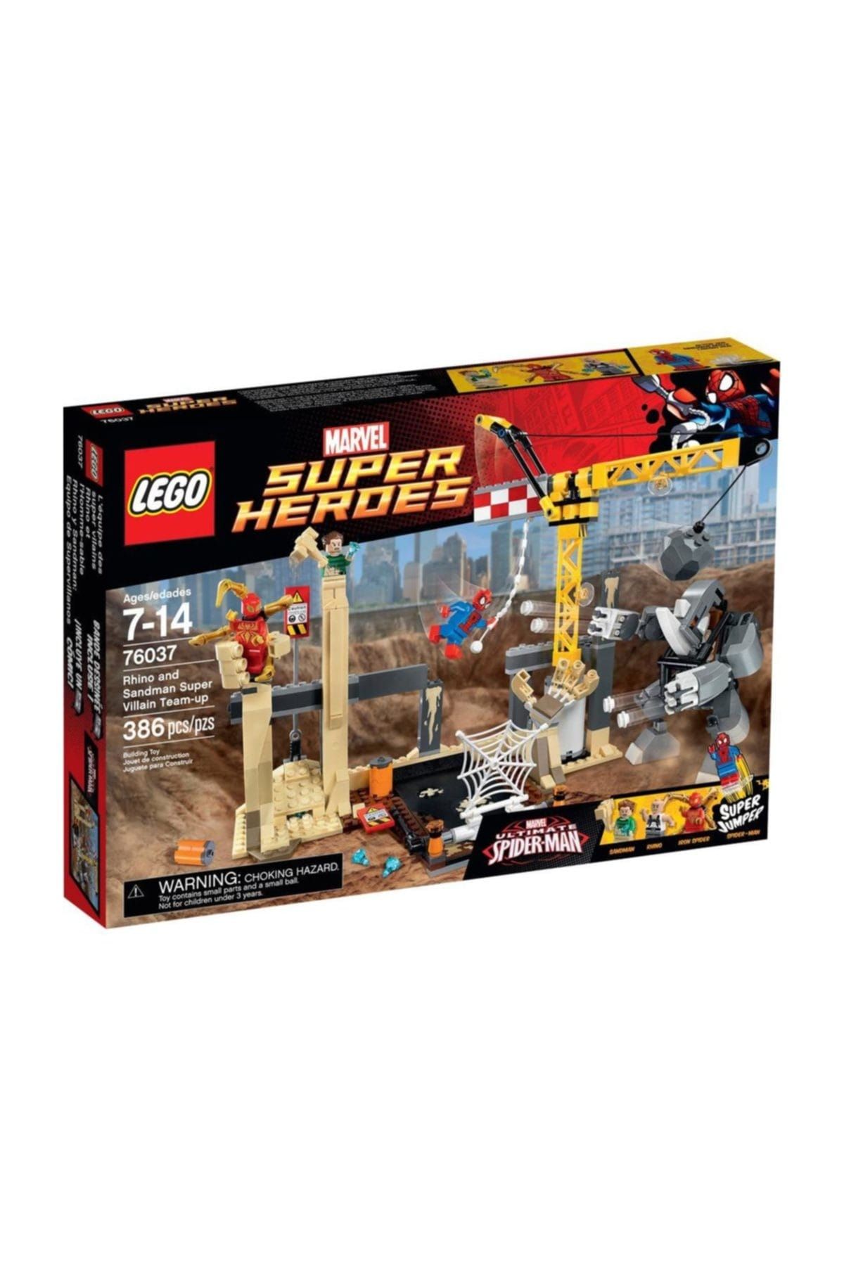 LEGO ® Super Heroes 76037 Rhino and Sandman Super Villain Team-up /