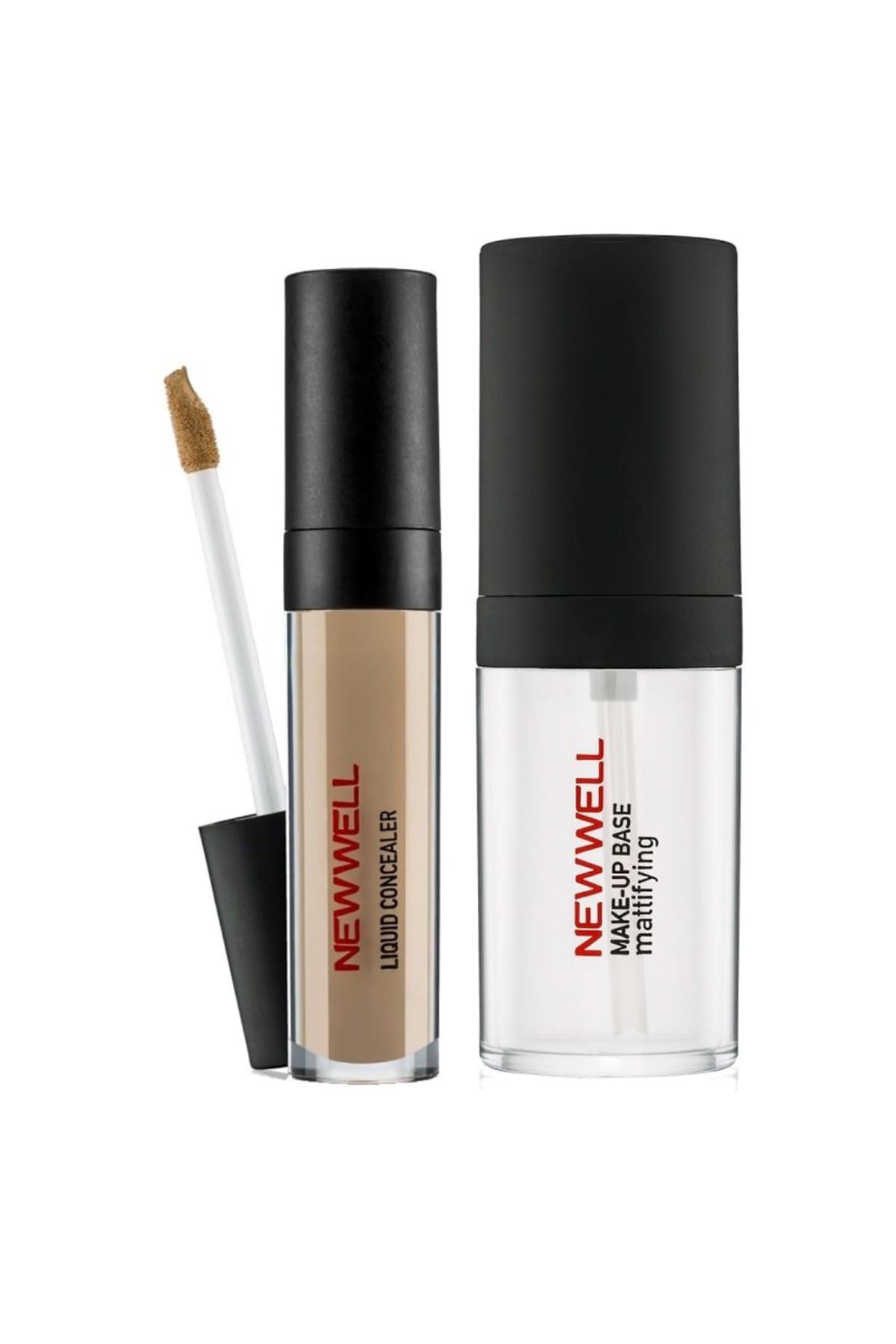 New Well Makyaj Seti - Likit Kapatıcı D-113 + Makyaj Bazı 30 ml 8680923306609