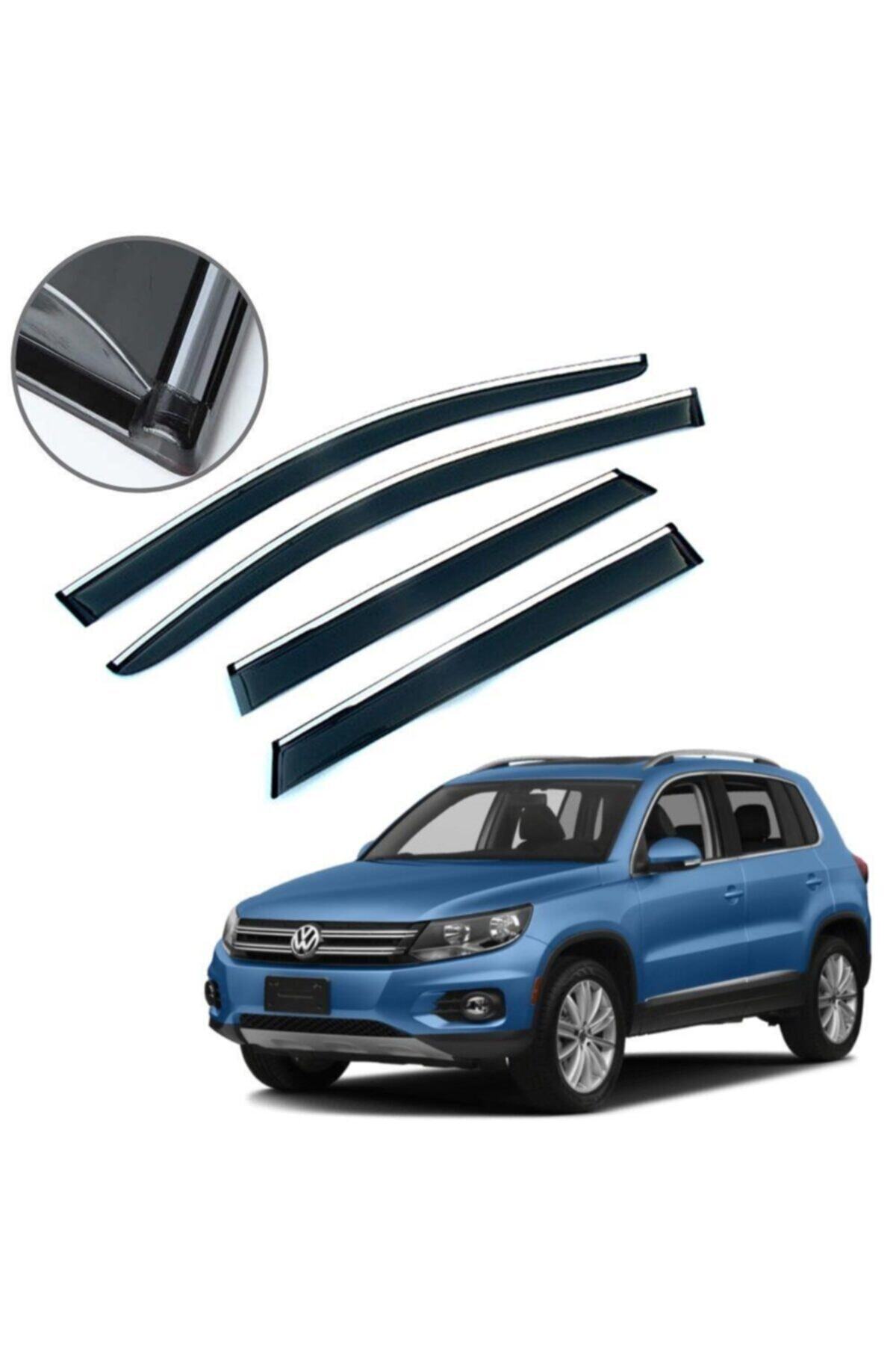Carmind Volkswagen Tiguan Krom Çıtalı Cam Rüzgarlığı 2010-2015