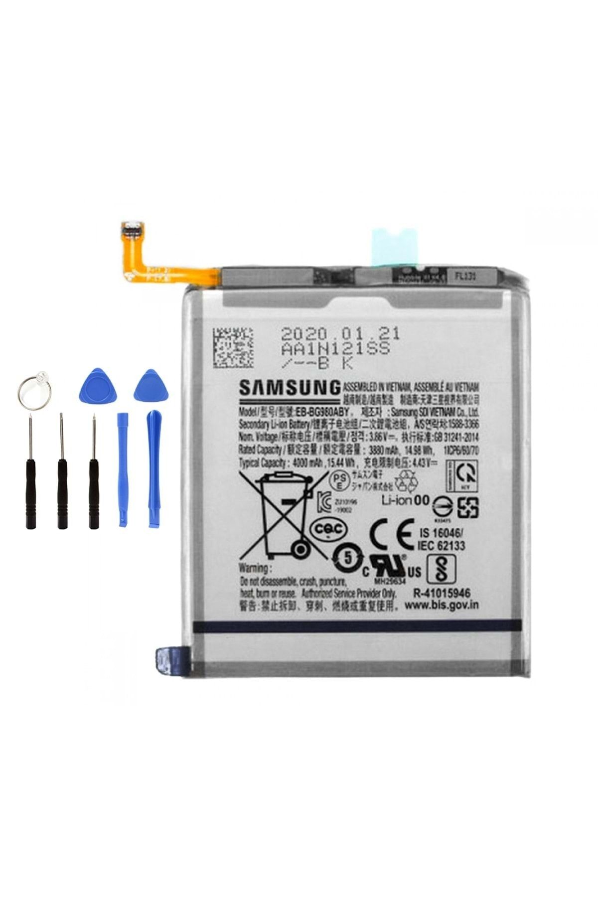 Tk Tech Samsung S20 G980 Batarya Pil Tamir Seti Yanında !!!