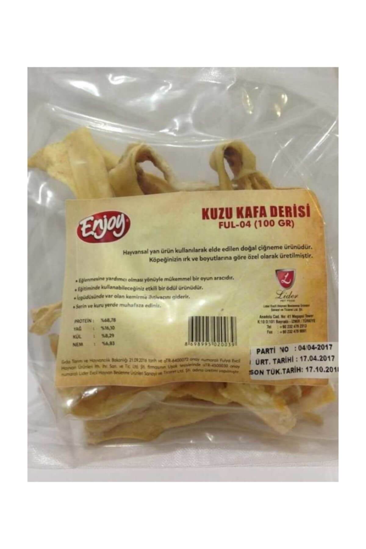 Enjoy Kuzu Kafa Derısı 100 Gr