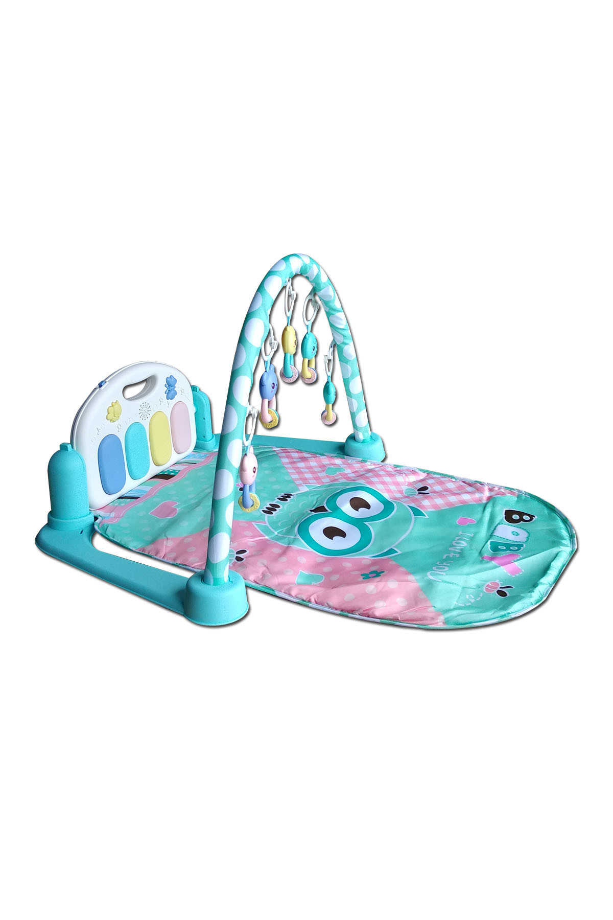 Erdem Piyanolu Bebek Halısı Mint /