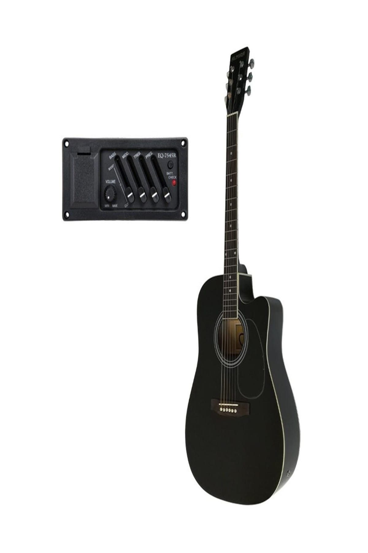 Almira F650N-BKC Siyah Elektro Akustik Gitar