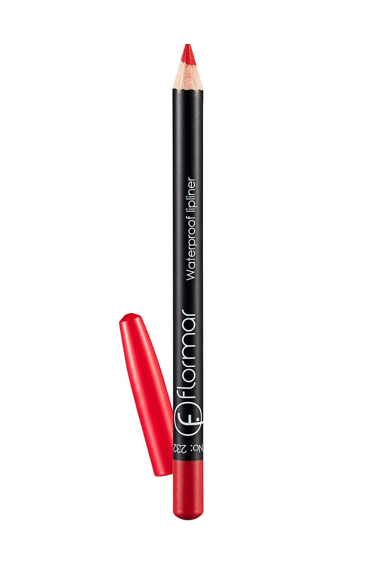 Flormar Dudak Kalemi - Waterproof Lipliner 232 Passionate Red 8690604127658