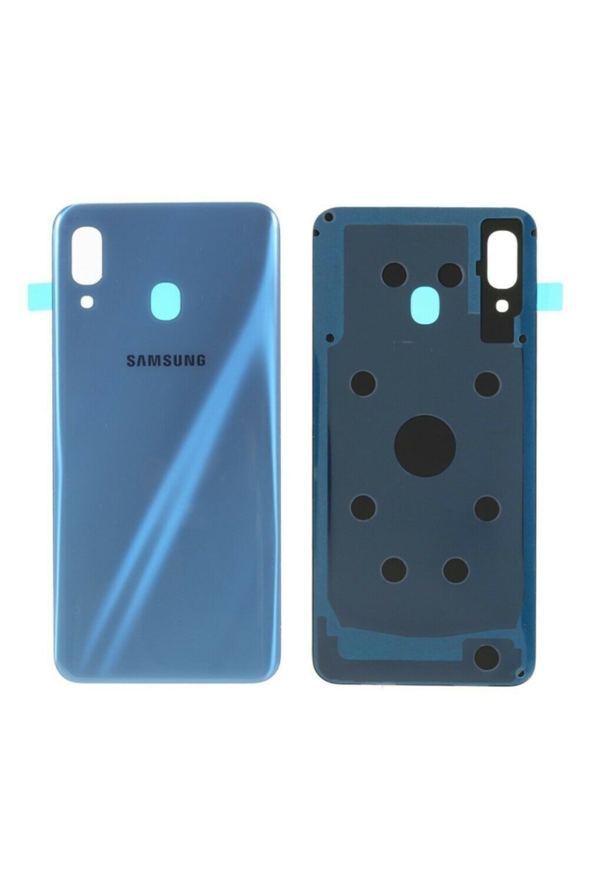 Samsung A305 A30 Arka Pil Kapağı Mavi