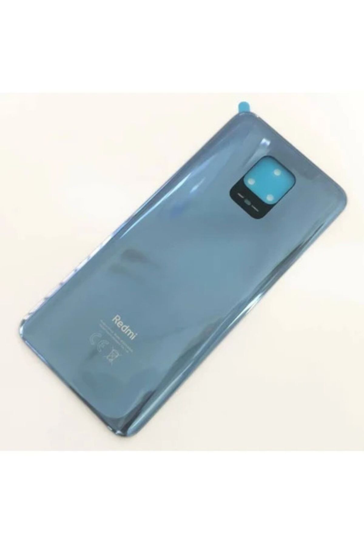 Xiaomi Redmi Note 9 Pro Max Arka Pil Kapağı Gümüş