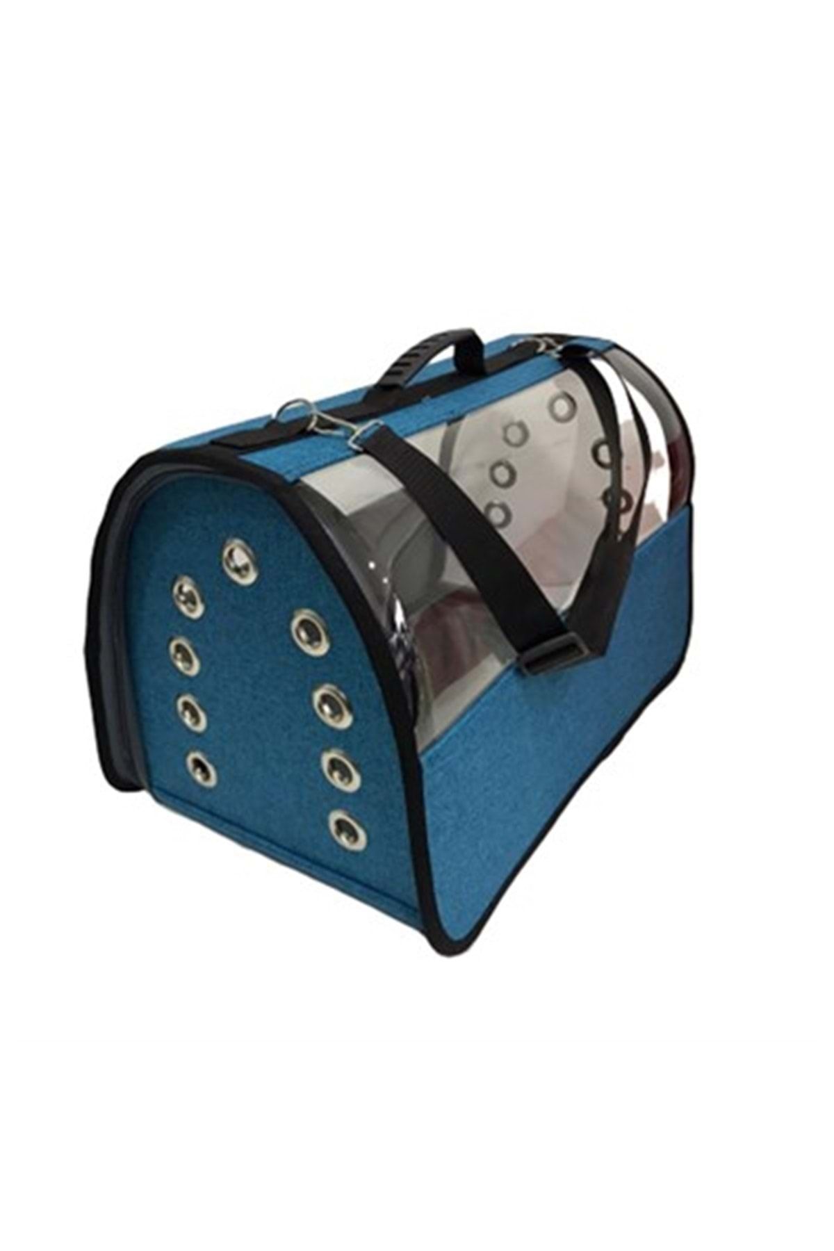 Pet Pretty Flybag Şeffaf Çanta Büyük Boy Mavi