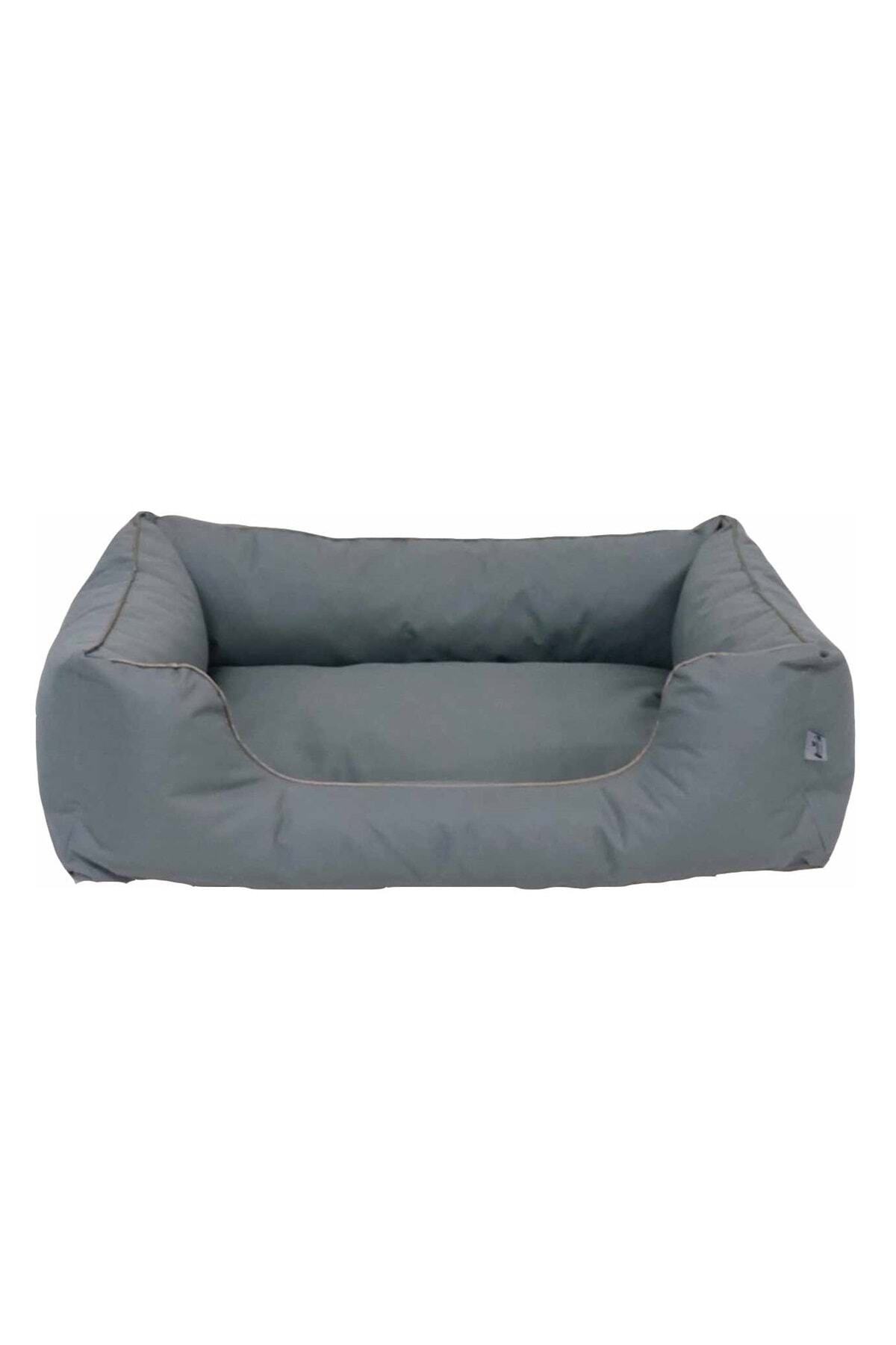 Bedspet Gri Su Geçirmez Köpek Yatağı Large 80 x 55 x 20 cm