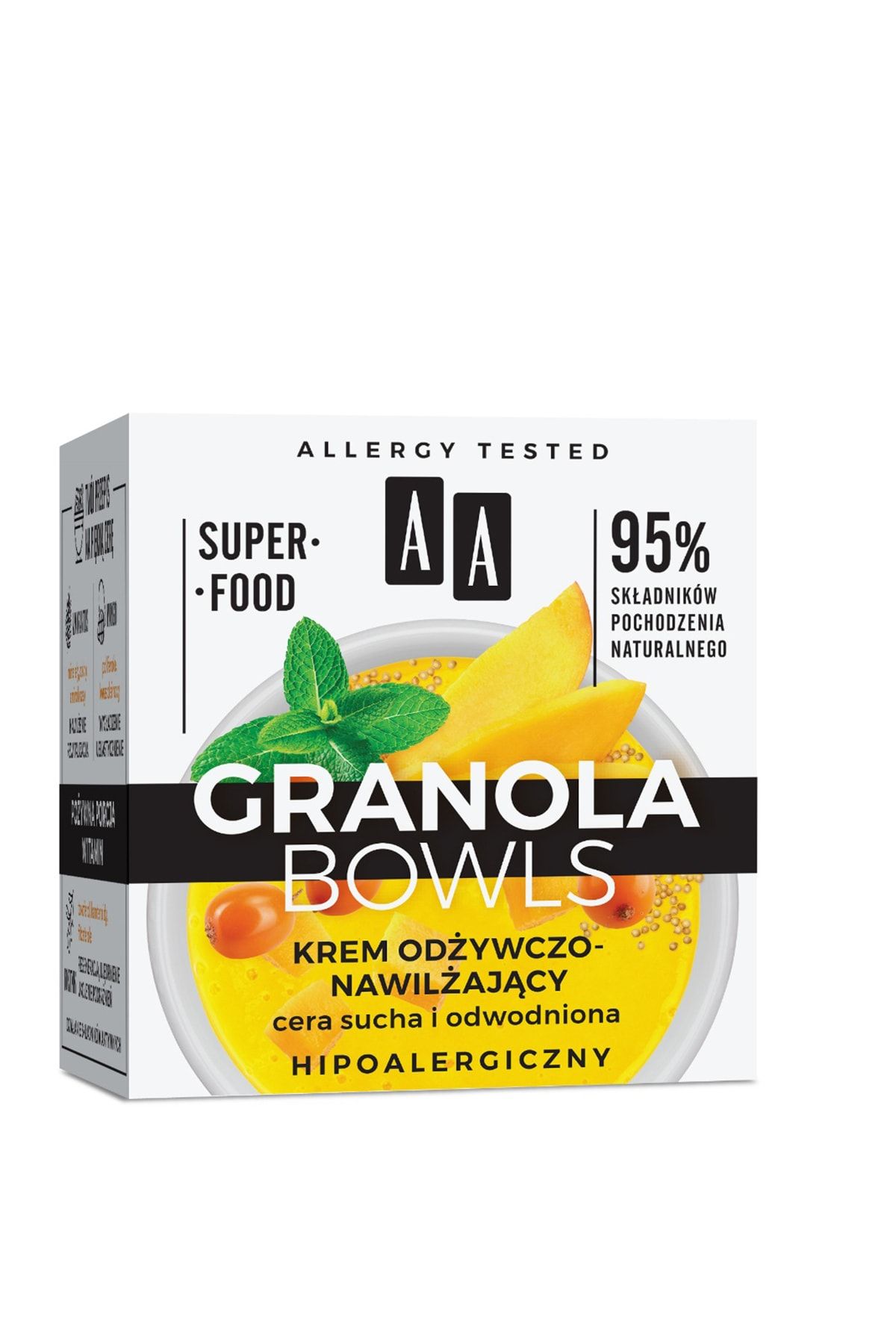 AA Cosmetics Granola Bowls Yalancı Iğde Ve Mangolu Besleyici & Nemlendirici Krem 50ml