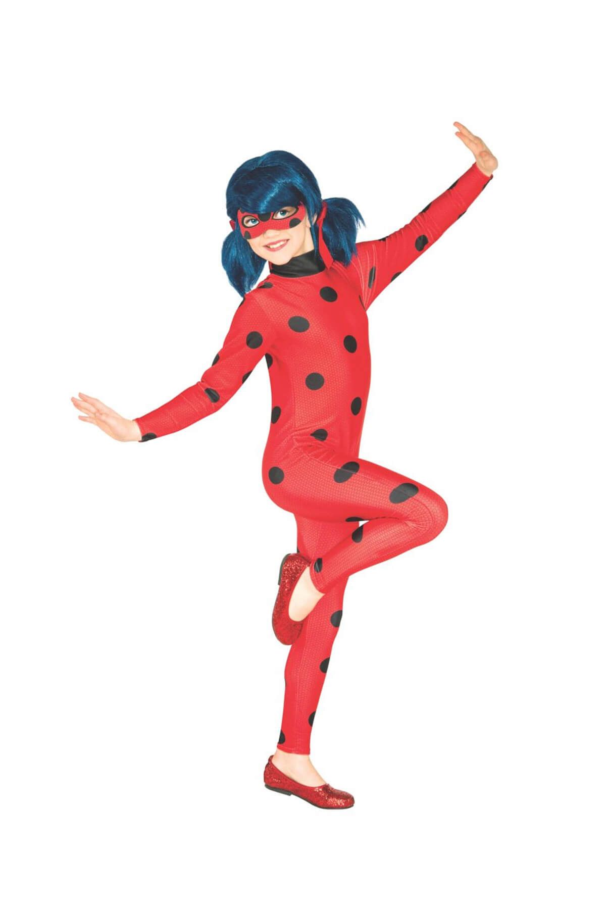 Kullan At Market Mucize Uğur Böceği-Ladybug Çocuk Kostüm 5-6 Yaş