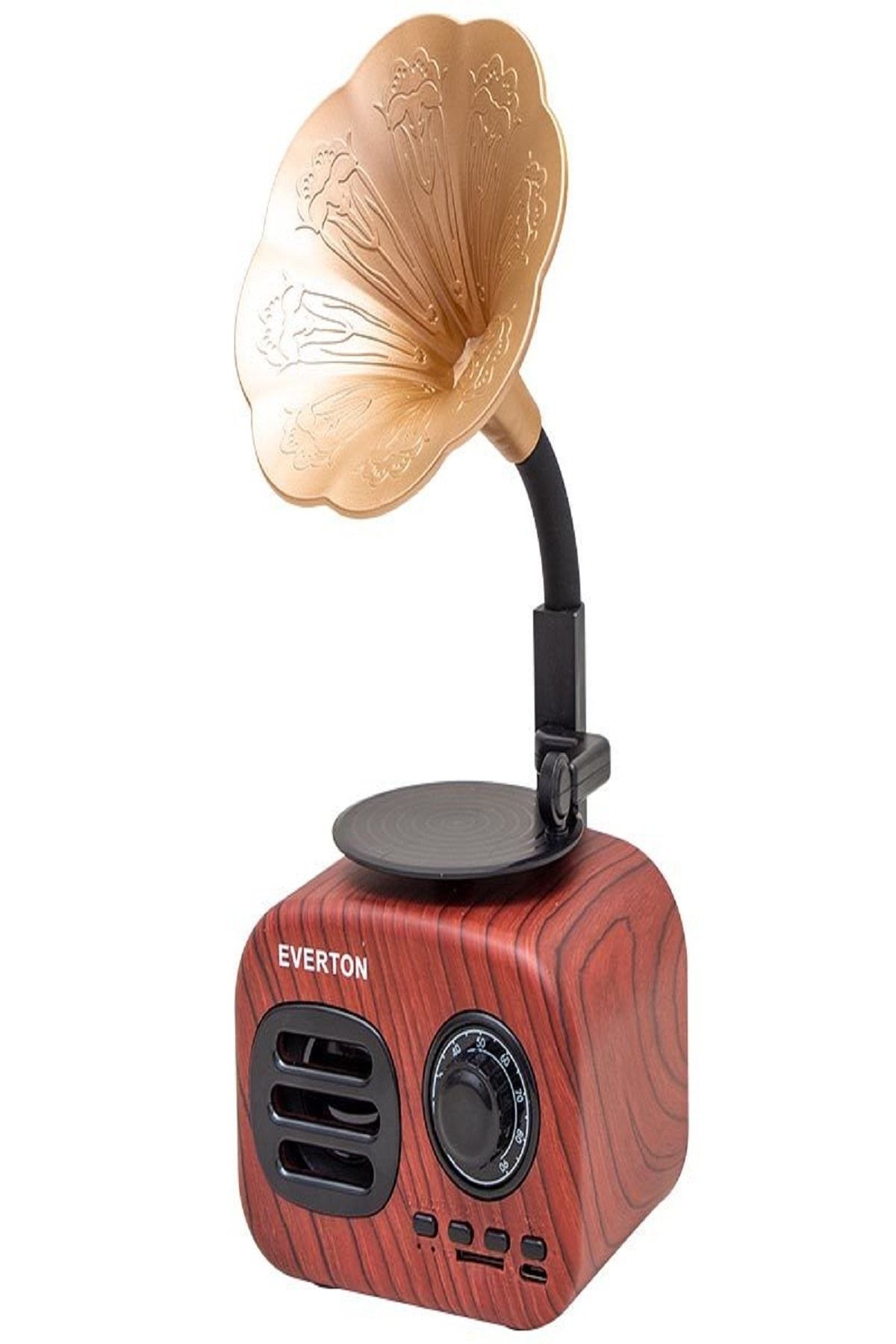 Egonex Rt-705bt Usb/sd/fm/bluetooth Destekli Nostaljik Gramafon Model Radyo