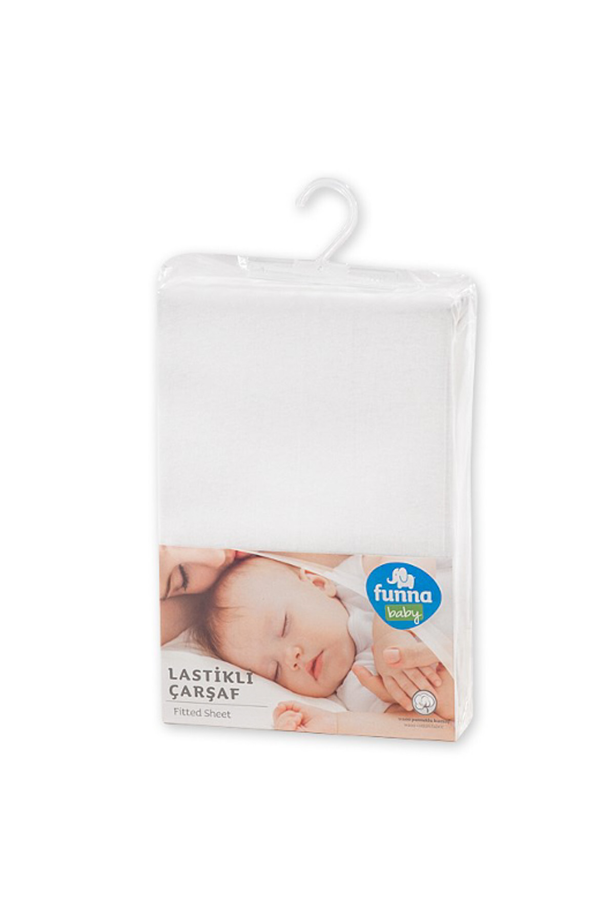 Funna Baby Spr. Çarşaf.Krem.-Lastikli-60 x 120-Stnd. 9323