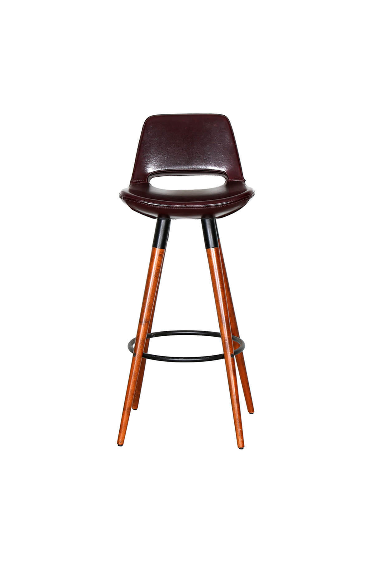 3A Mobilya Pullap Brown Bar Taburesi