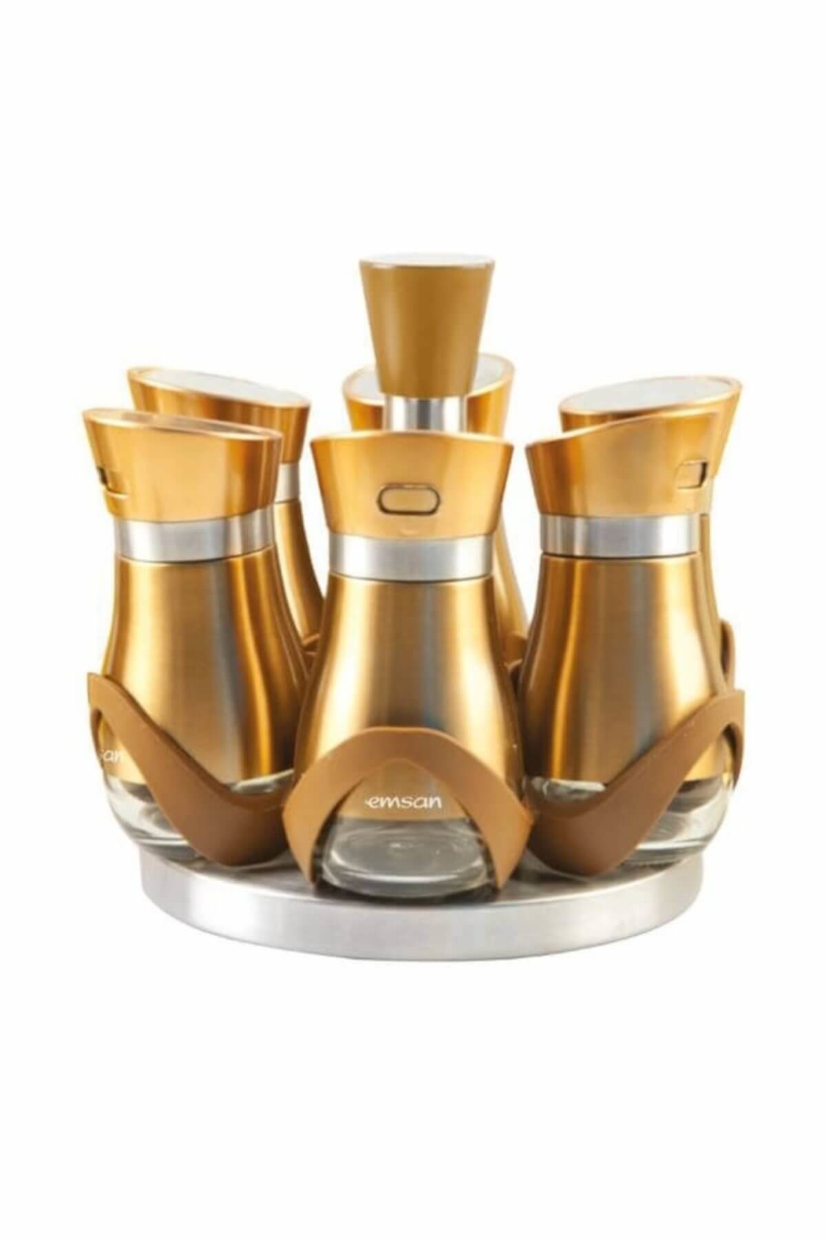 Emsan Verna 7 Parca Baharat Seti Rose Gold