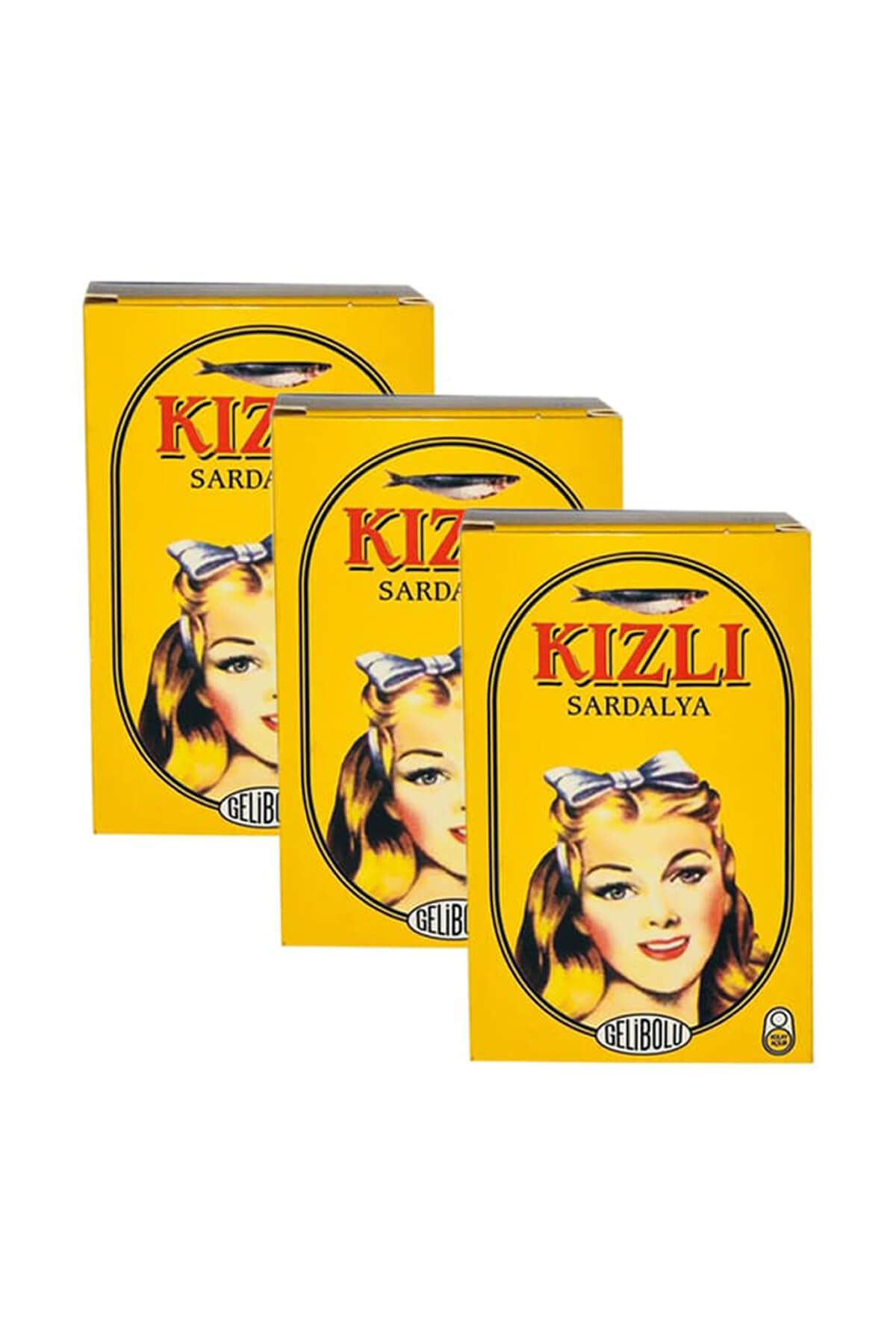 Alaeddin Kızlı Sardalya Konservesi 125 gr x 3 Adet