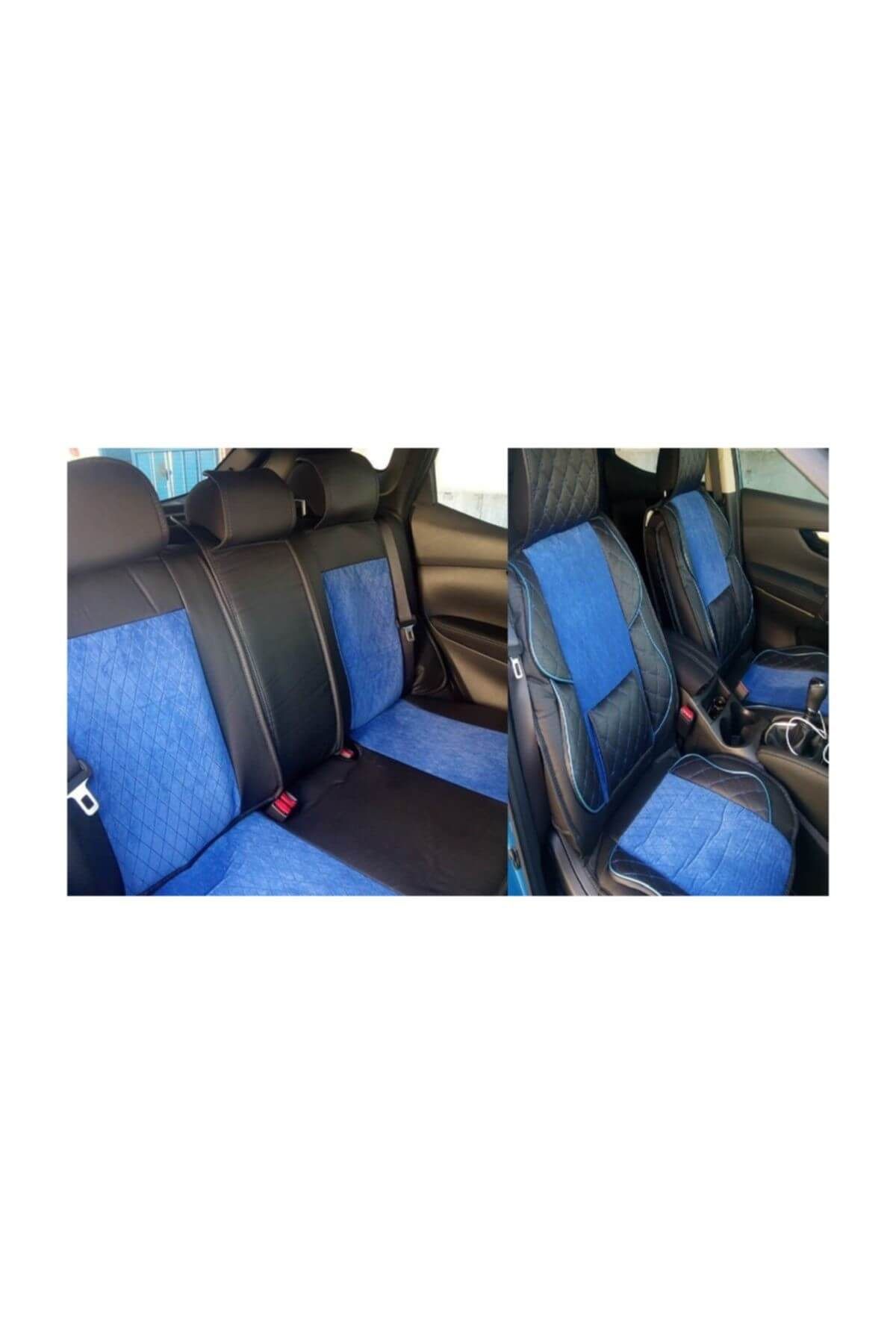 senturk volvo s40 oto koltuk kilifi seti yuksek kalite deri ortopedik on arka komple takim mavi siyah fiyati yorumlari trendyol