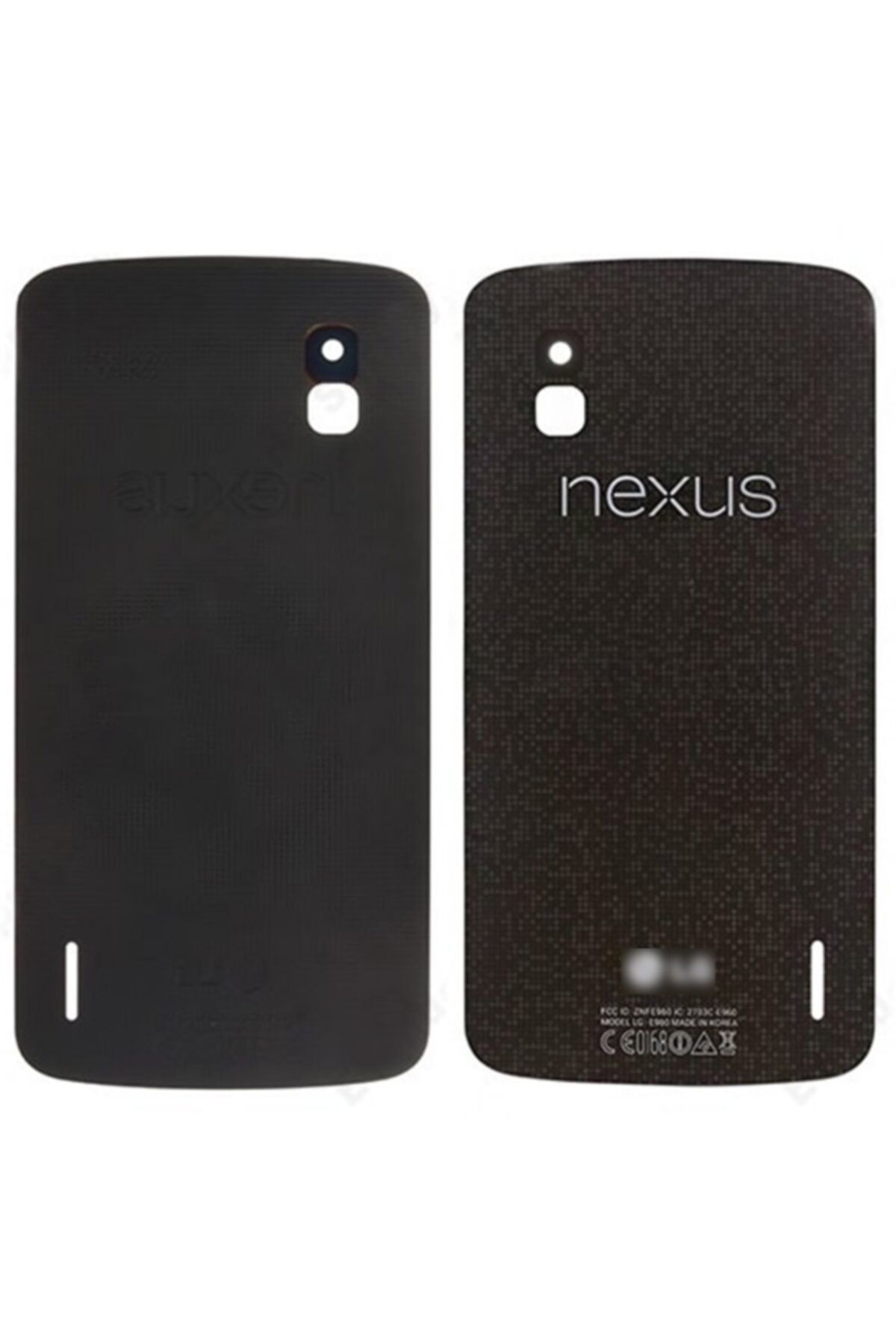 LG E960 Nexus 4 Arka Pil Kapağı Siyah