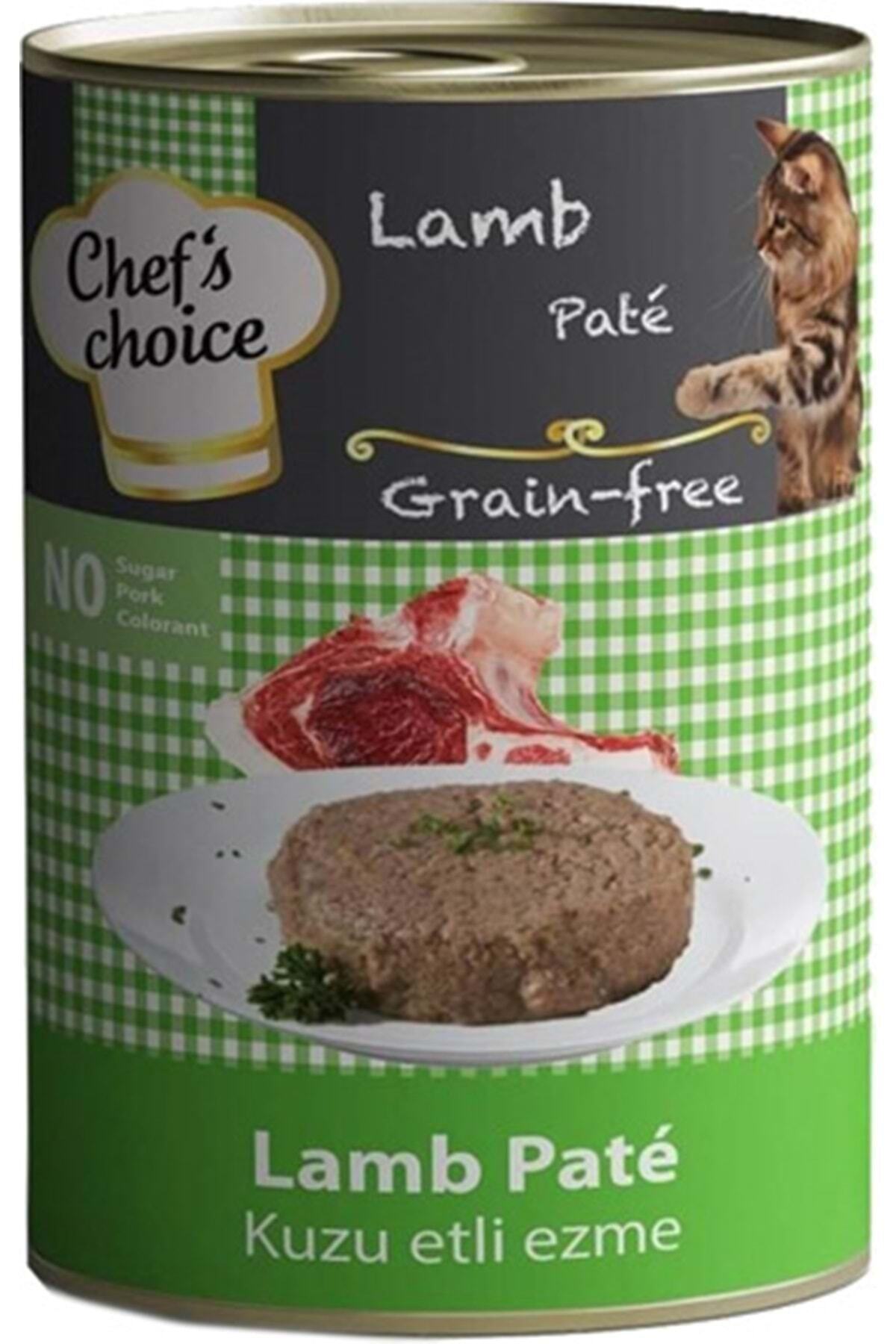 Chefs Choice Tahılsız Kuzu Etli Ezme Kedi Konservesi 400 Gr. (12 Adet)