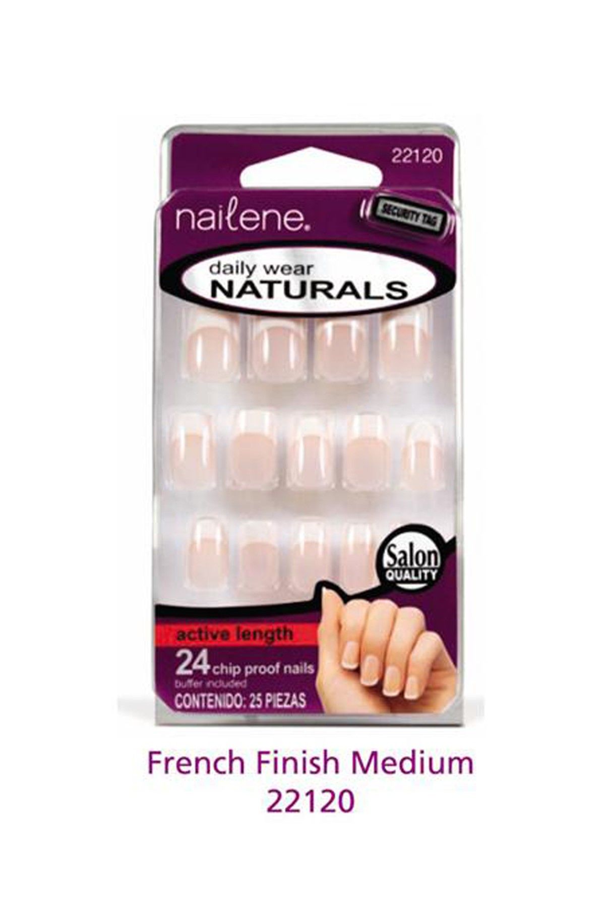 Nailene Takma Tırnak Kiti - French Finish Medium 079181221207