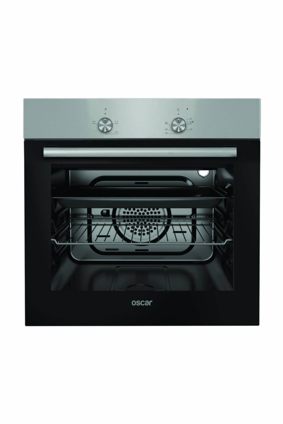 Oscar 8012 A Enerji 4 Program İnox Ankastre Fırın