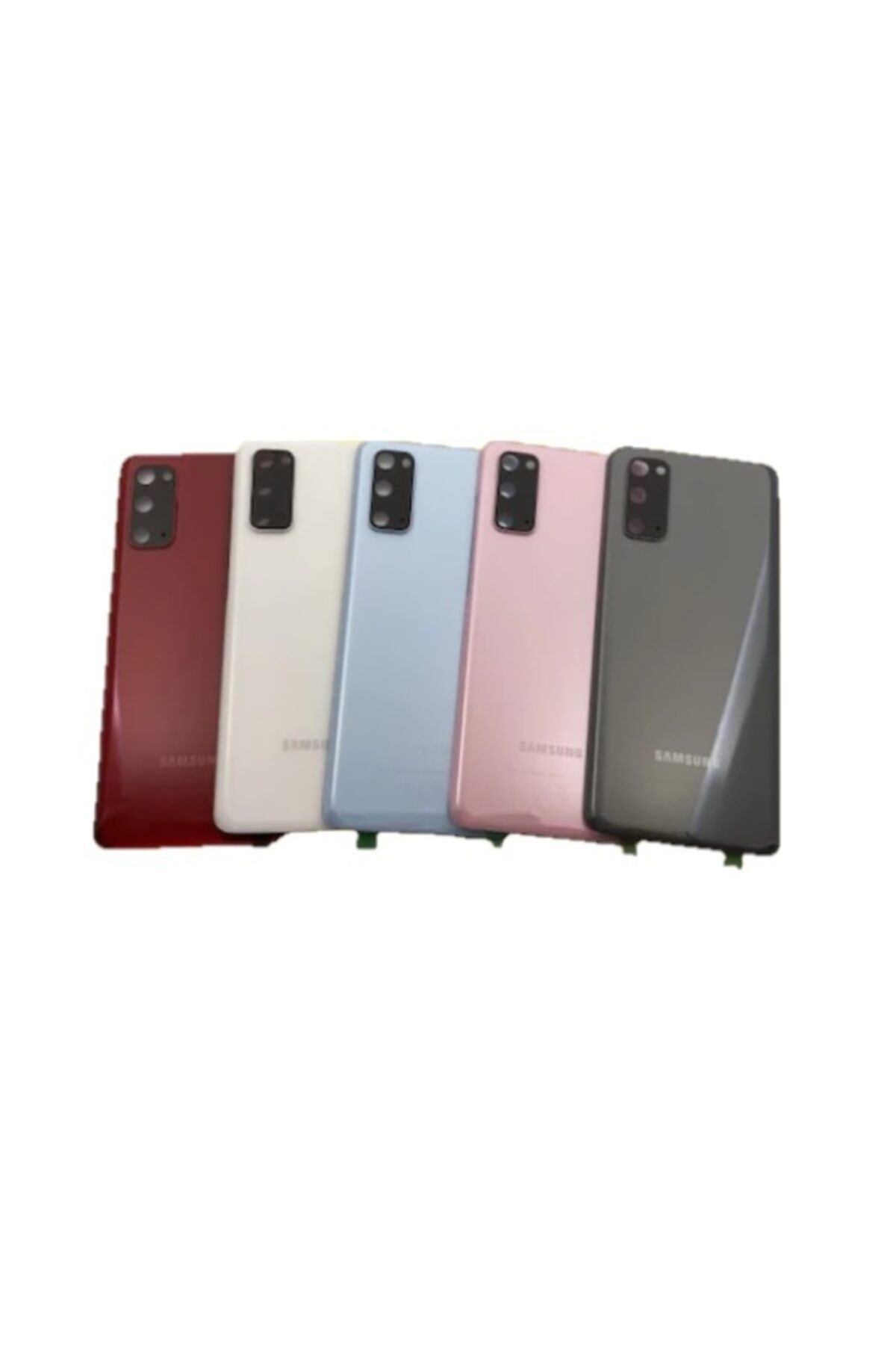 Samsung S20 G980 Arka Pil Kapağı Kırmızı