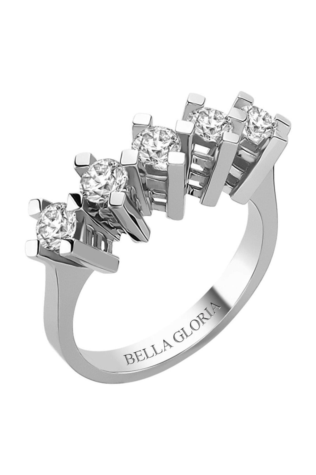 Bella Gloria 1,01ct Pırlanta Beştaş Alyans (AL15018)