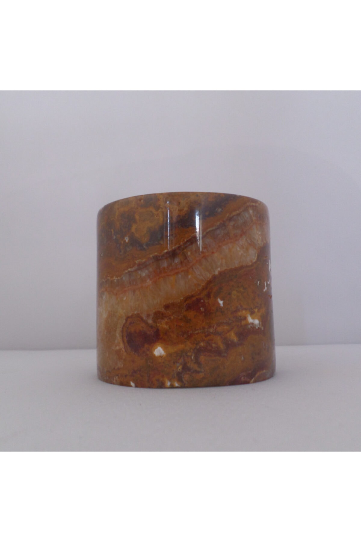 Aslano Design Beyaz Mermer Diş Fırçalık