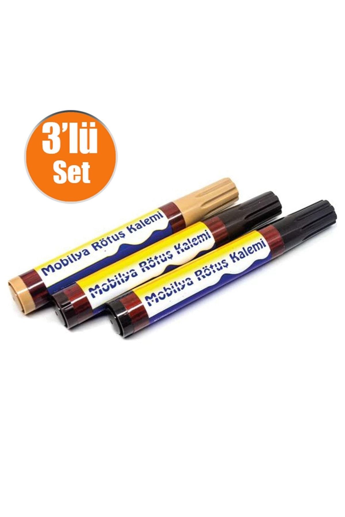 Wood Furniture Touch up 3 MARKER Pen Scratch Brown Wood