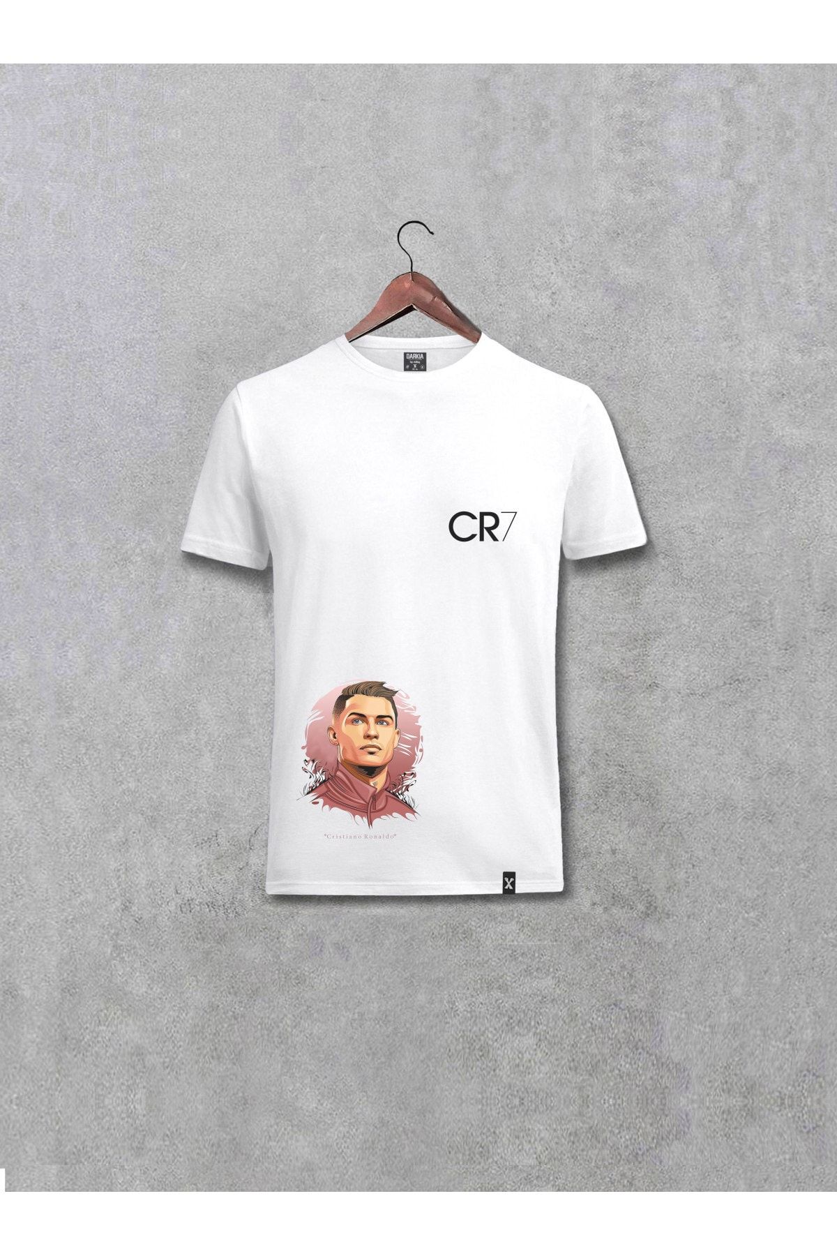 Darkia Cristiano Ronaldo CR7 Special Design Printed Black T-Shirt Unisex -  Trendyol