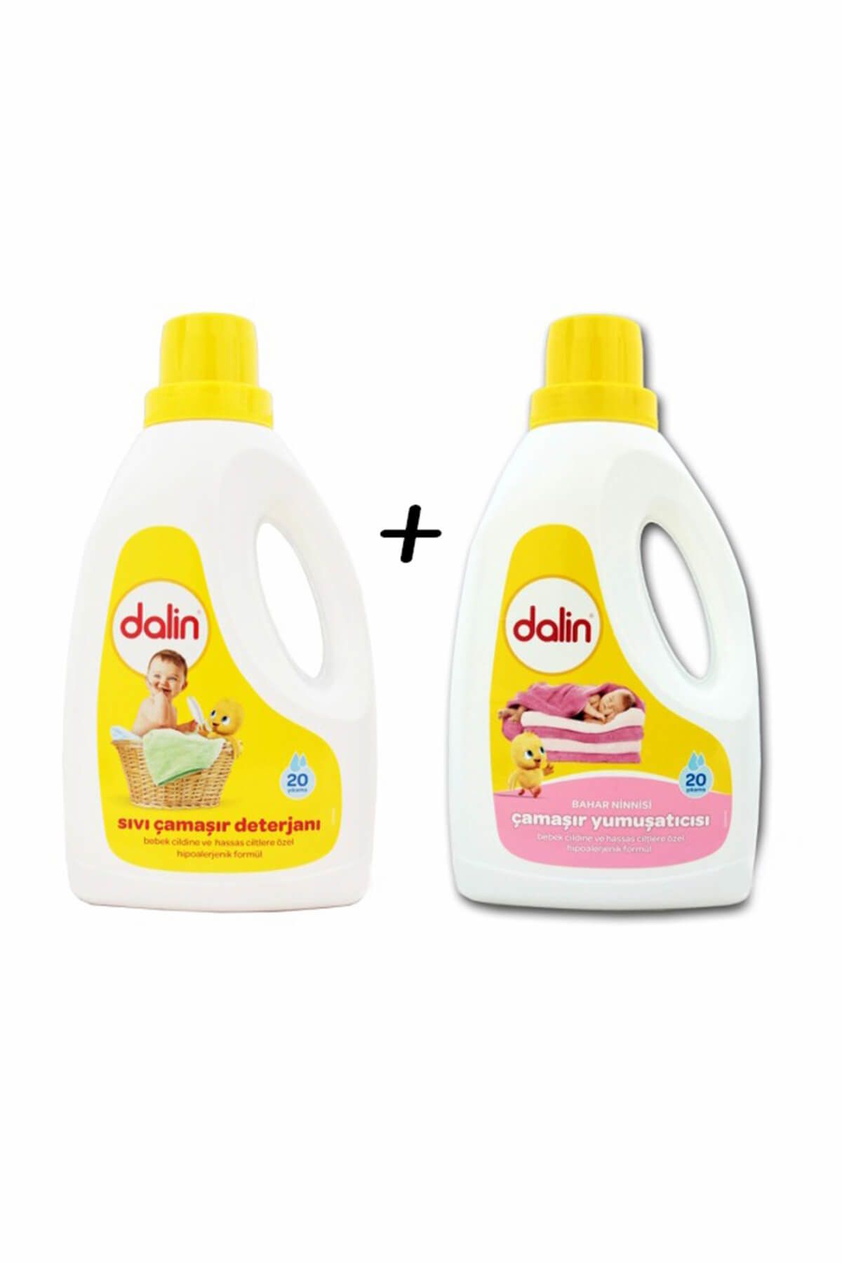 Dalin Deterjan 1,5 lt + Yumuşatıcı 1,5 lt