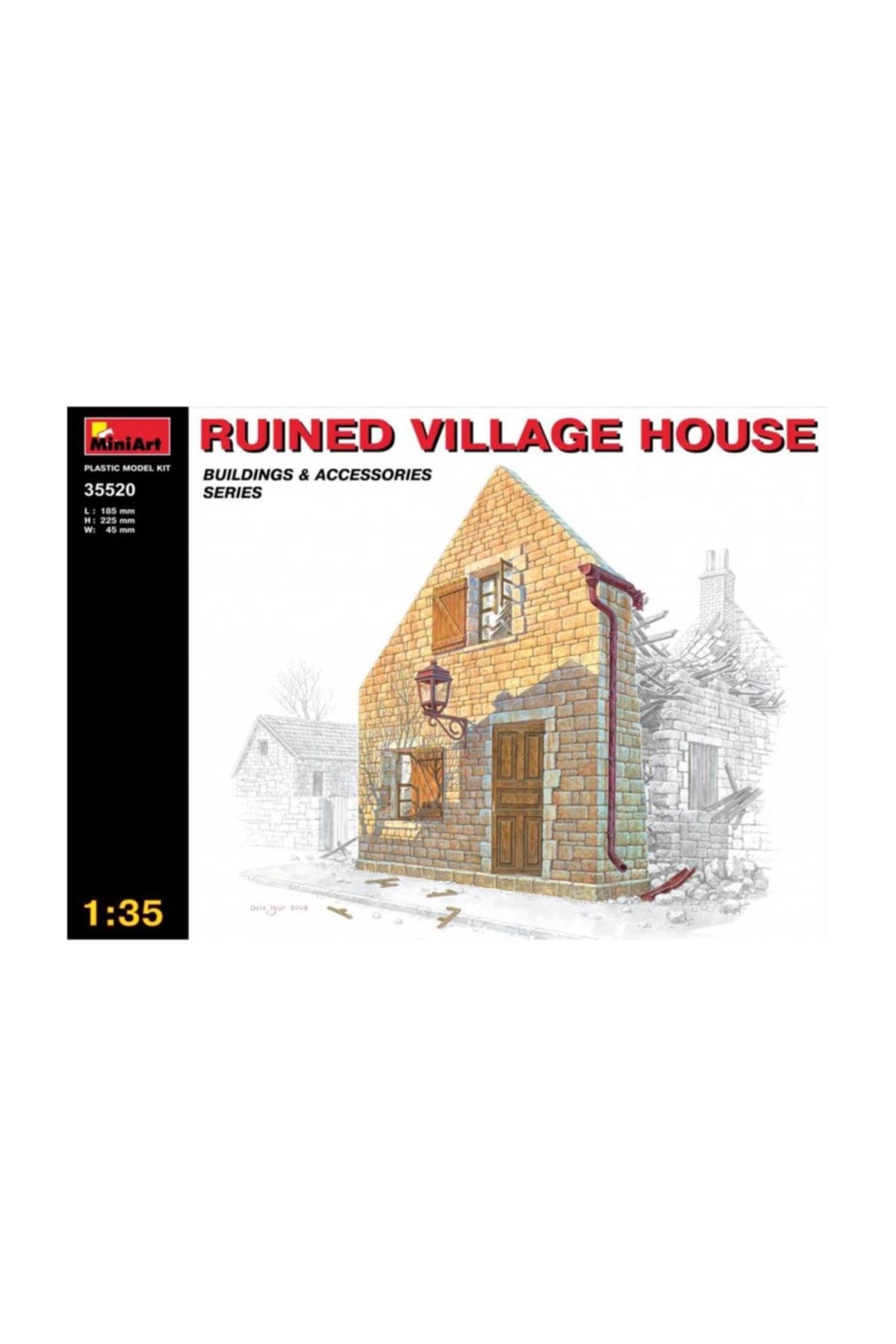 MiniArt 35520 1/35 RUINED VILLAGE HOUSE