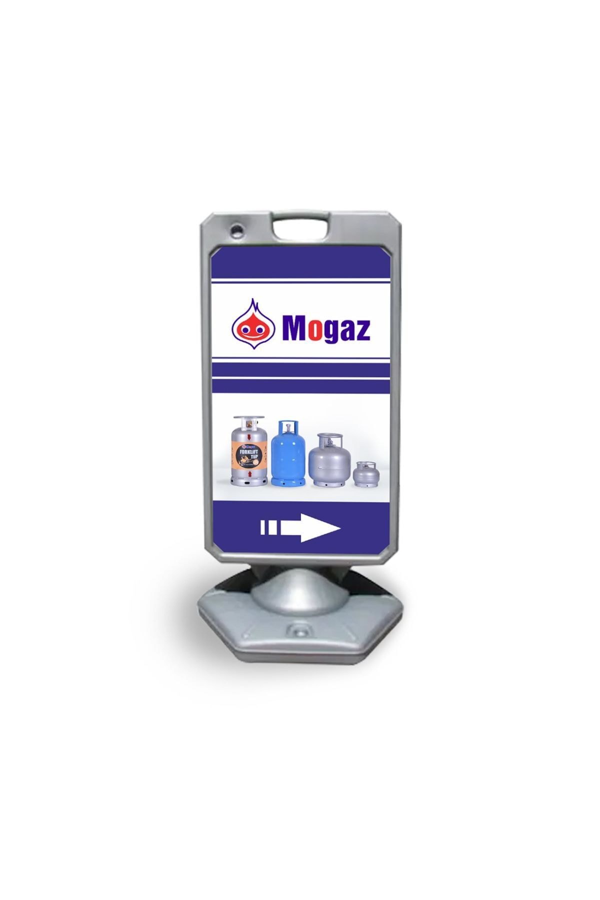 Burada Medikal ve Reklam Mogaz Reklam Ve Yönlendirme Uyari Dubasi A Tabela Kırmızı