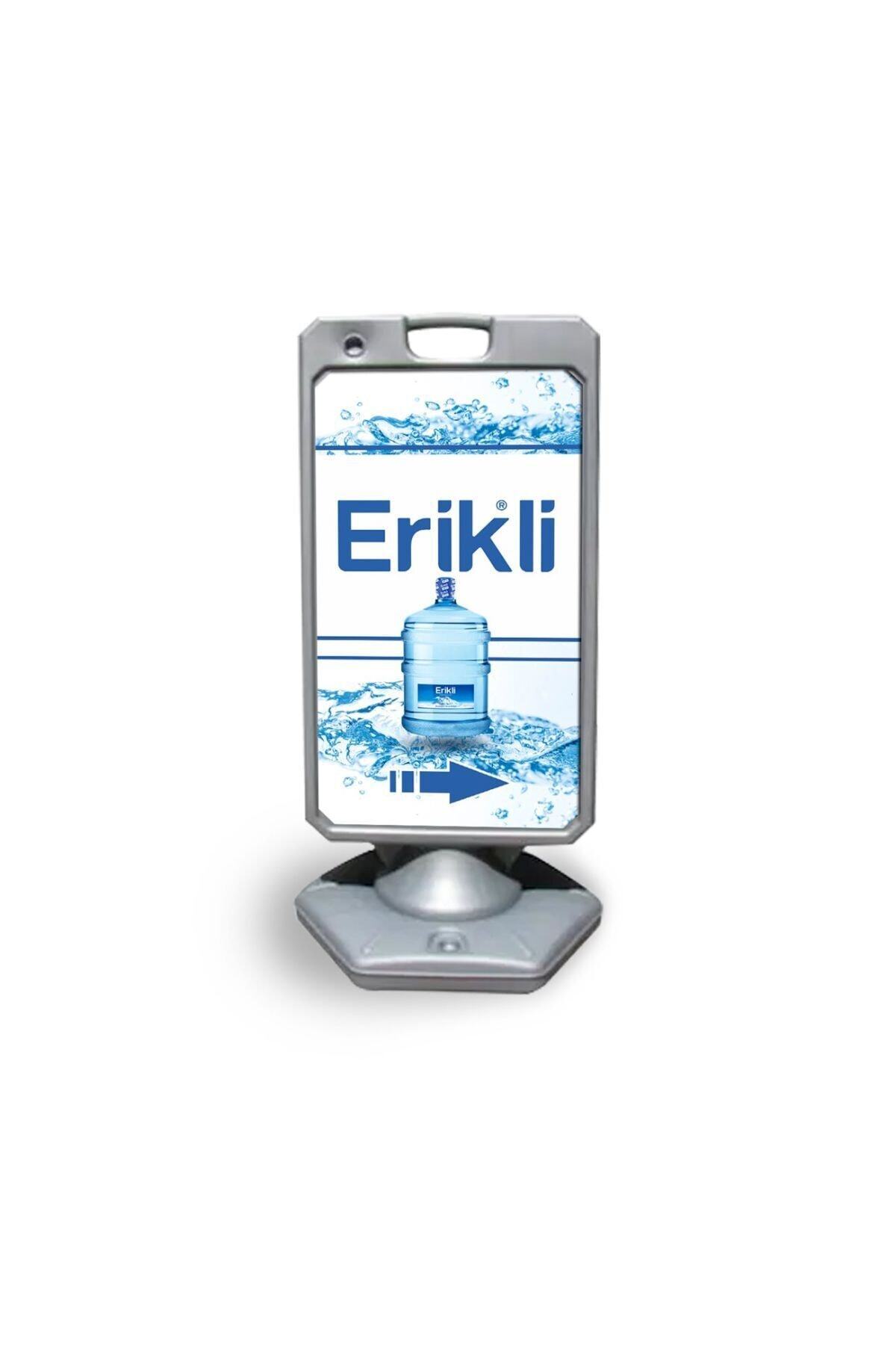 Burada Medikal ve Reklam Erikli Reklam Ve Yönlendirme Uyari Dubasi A Tabela Gri