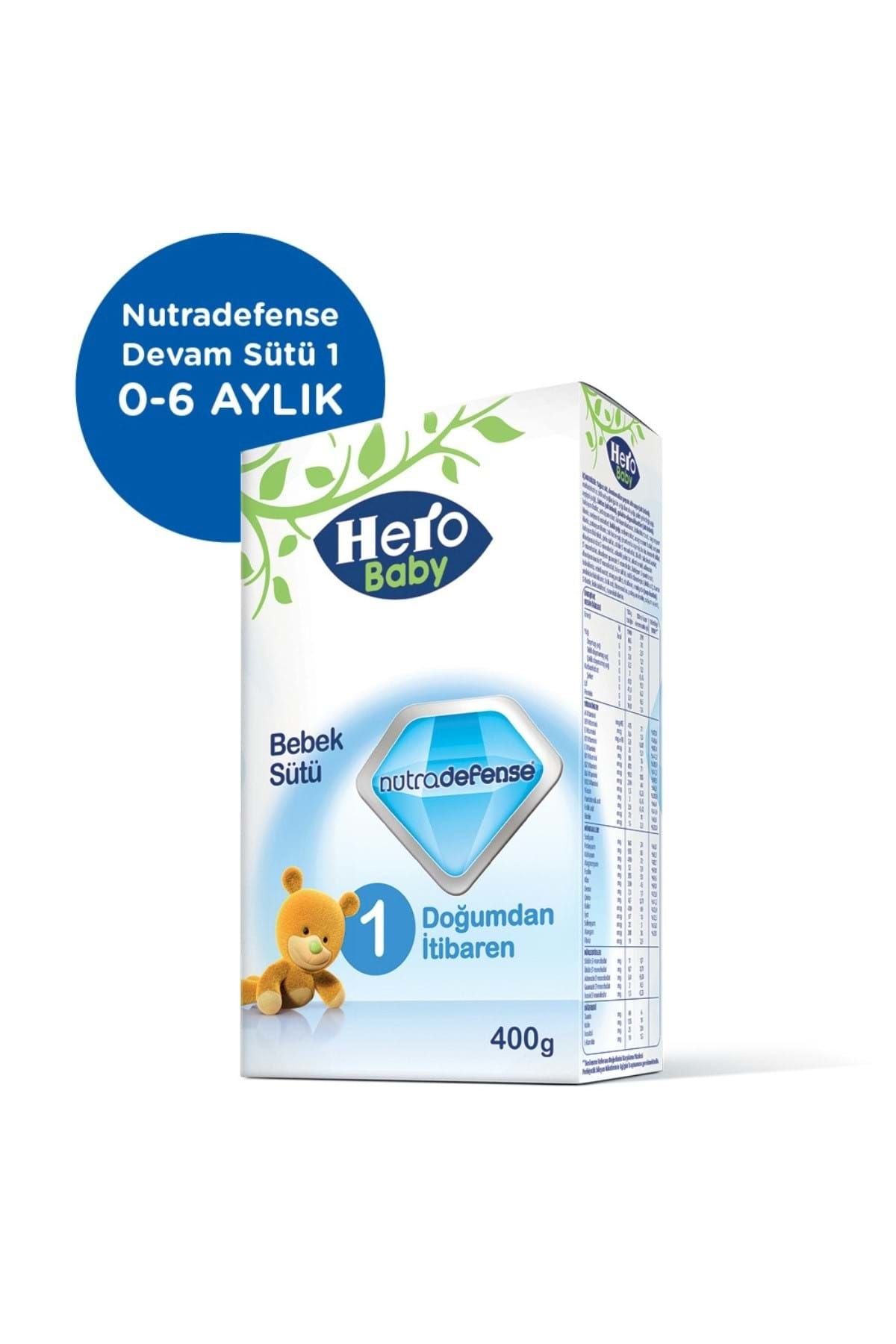 hero baby nutradefense bebek sutu 400gr no 1 0 6 ay fiyati yorumlari trendyol