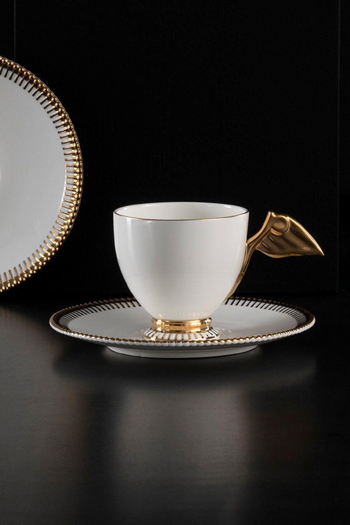 Jumbo Gold Wing 2'li Çay Fincan Takımı