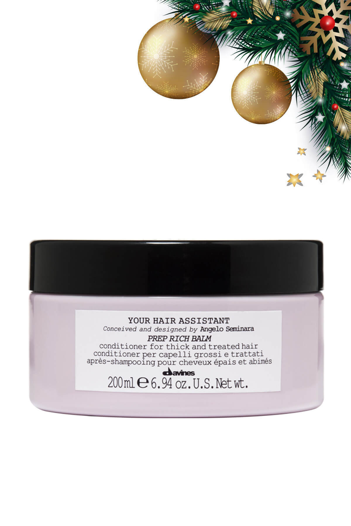 Davines Kalın ve İşlem Görmüş Saçlar İçin Balm - Your Hair Assistant Prep Rich Balm  200 ml 8004608250111