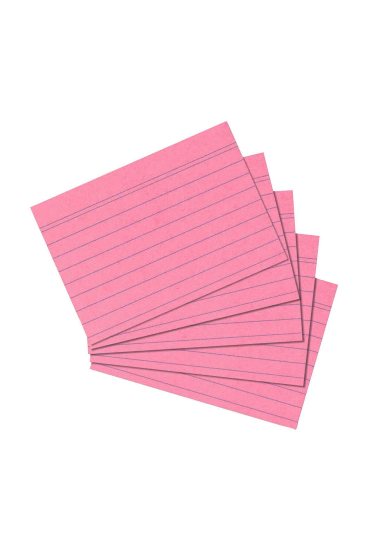 Herlitz Kartoteks A5 100Lü Çizgili Pembe 10835890  /