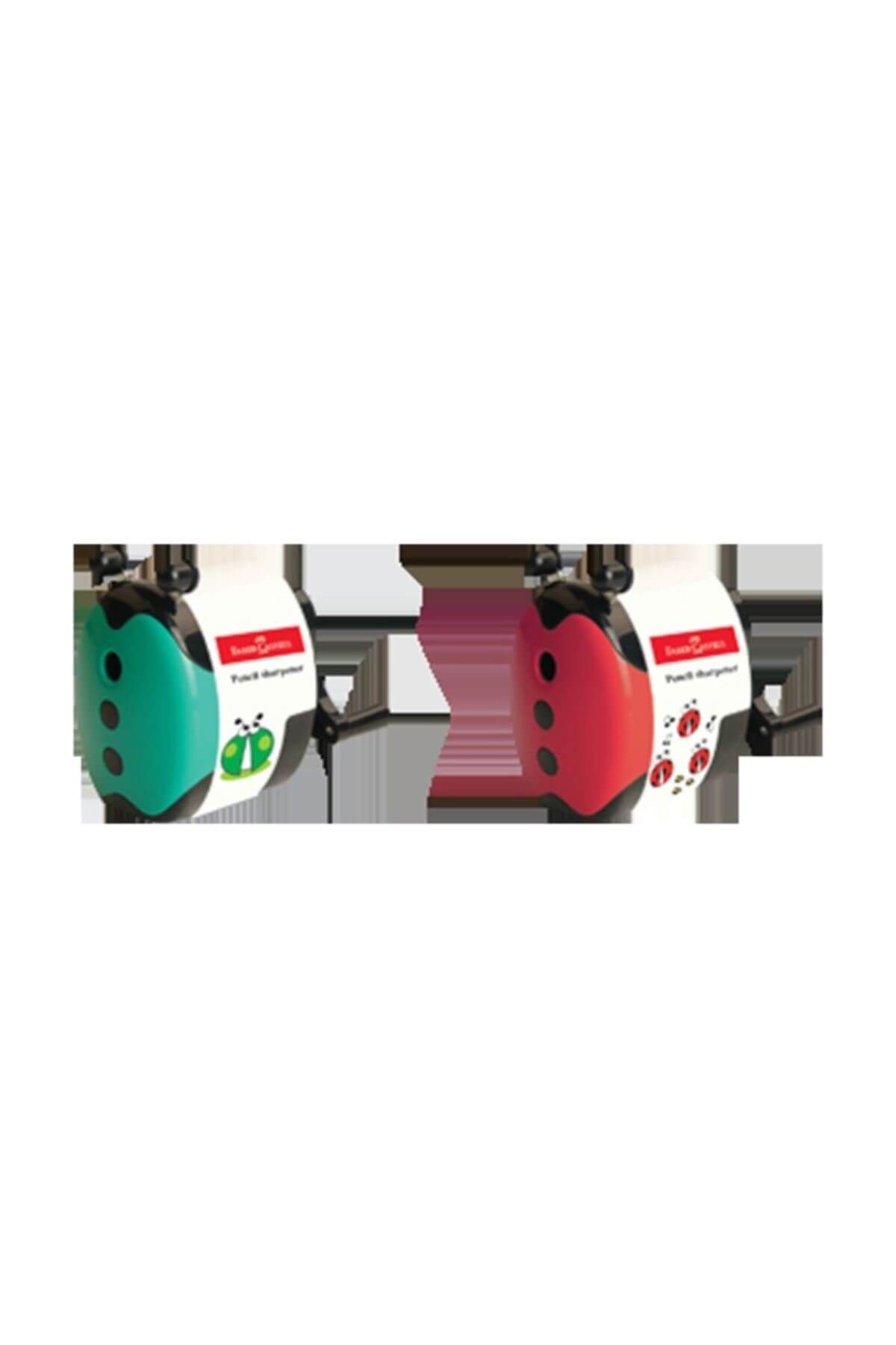 Faber Castell Faber-Castell Kollu Kalemtraş Uğur Böceği Yeni 5140511600000