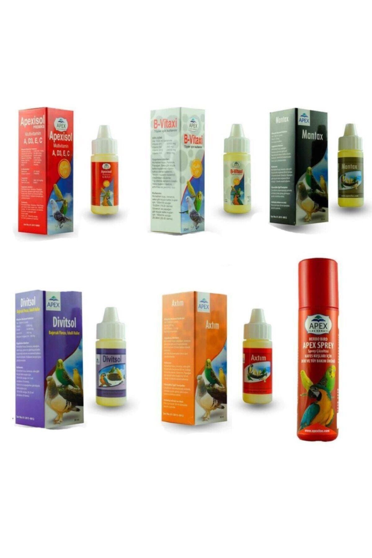 Apex Kuşlar Için Full Sağlık Ve Bakım Seti