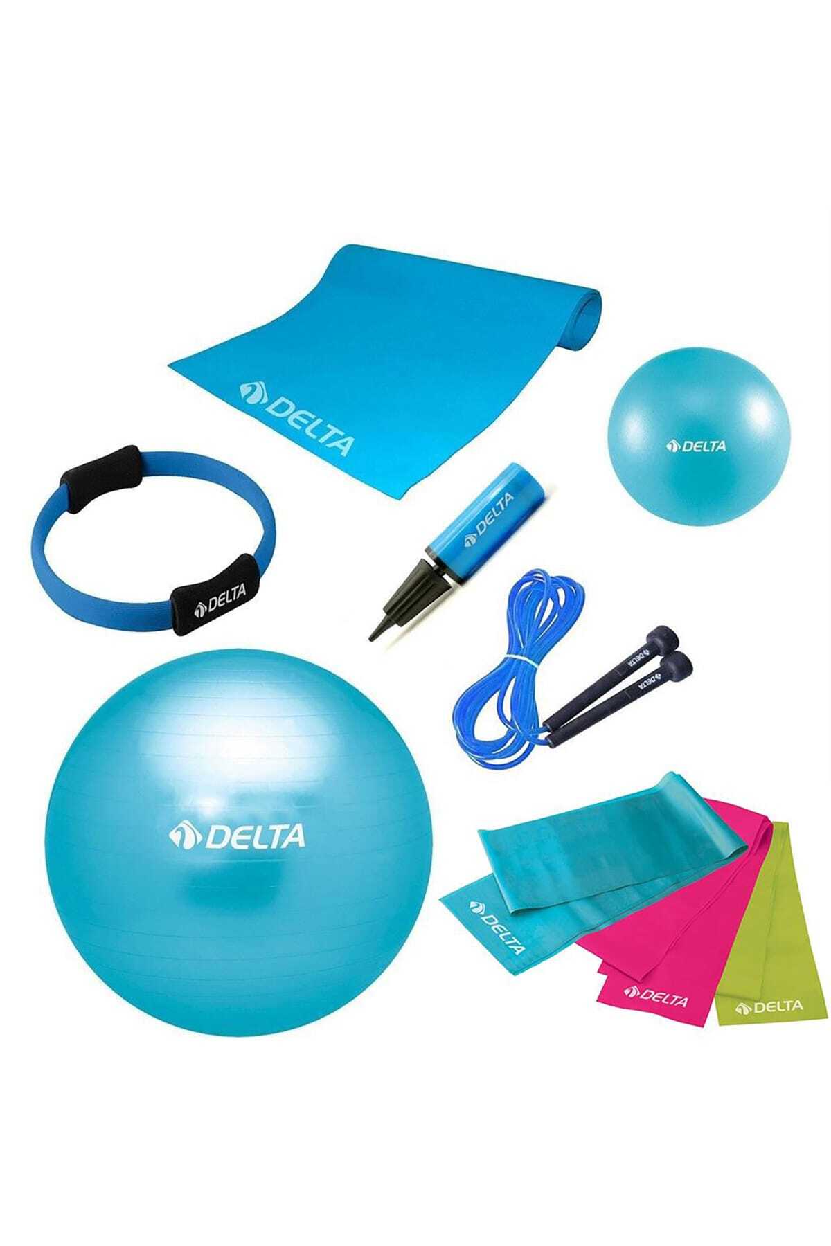 Delta 65 cm Ultimate New Collection Turkuaz Pilates Seti - UNC