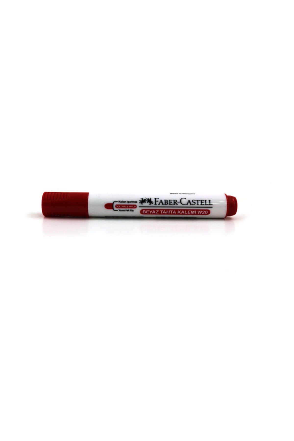 Faber Castell Doldurulabilir Beyaz Tahta Kalemi KIRMIZI 10`lu KUTU