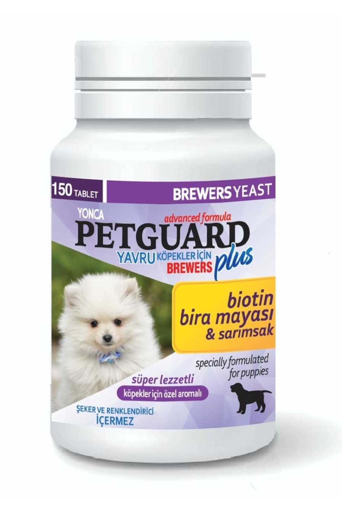 Pet Preety Petpretty Petguard Plus Yavru Köpekler Için Brewers 150 Tablet