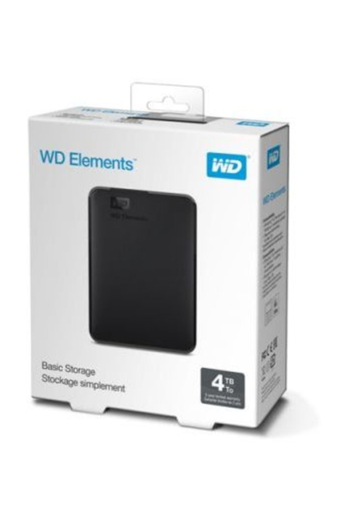 WD Wd 2.5 4Tb Elements Siyah Usb3.0 Wdbu6Y0040Bbk