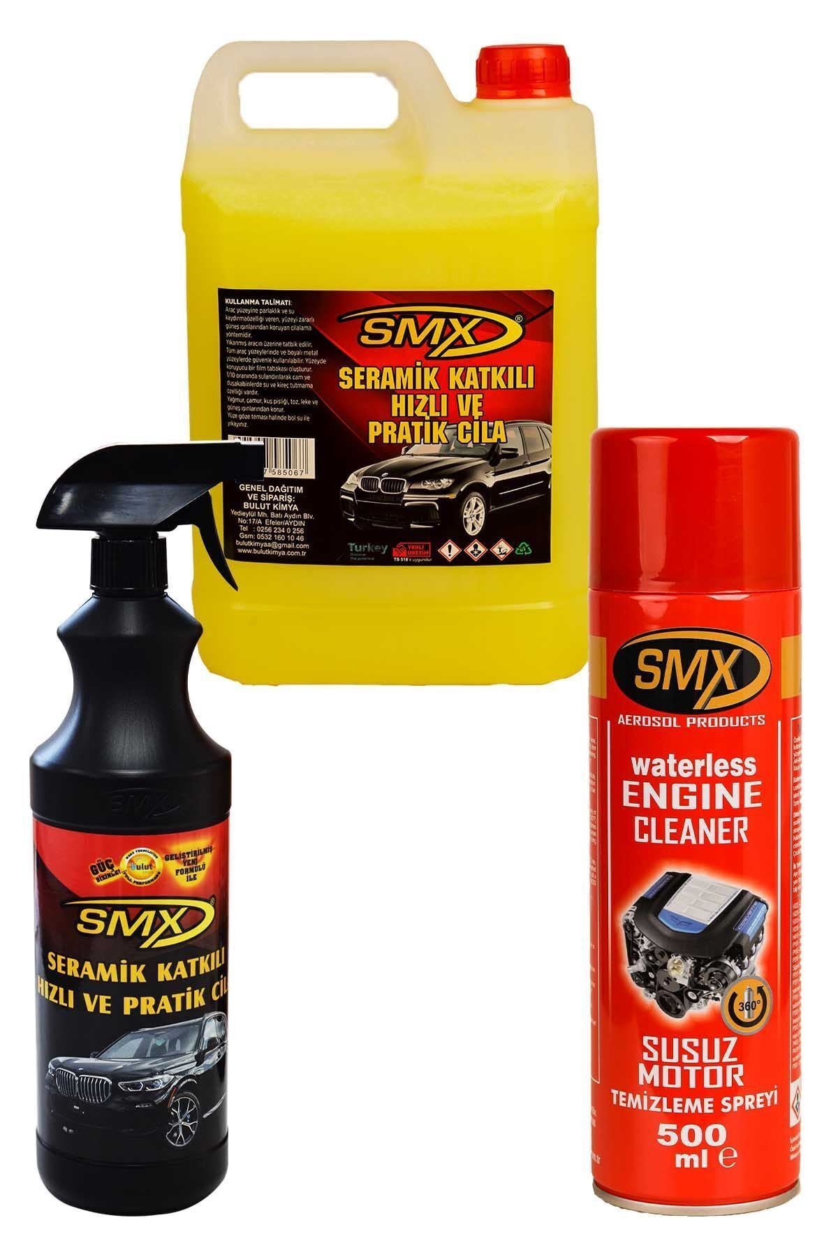 SMX (5 1 LT.)seramik Katkılı Hızlı Cila - Susuz Motor Temizleme
