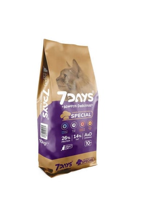 7 Days Special Yetişkin Kedi Maması 10 Kg Image 0